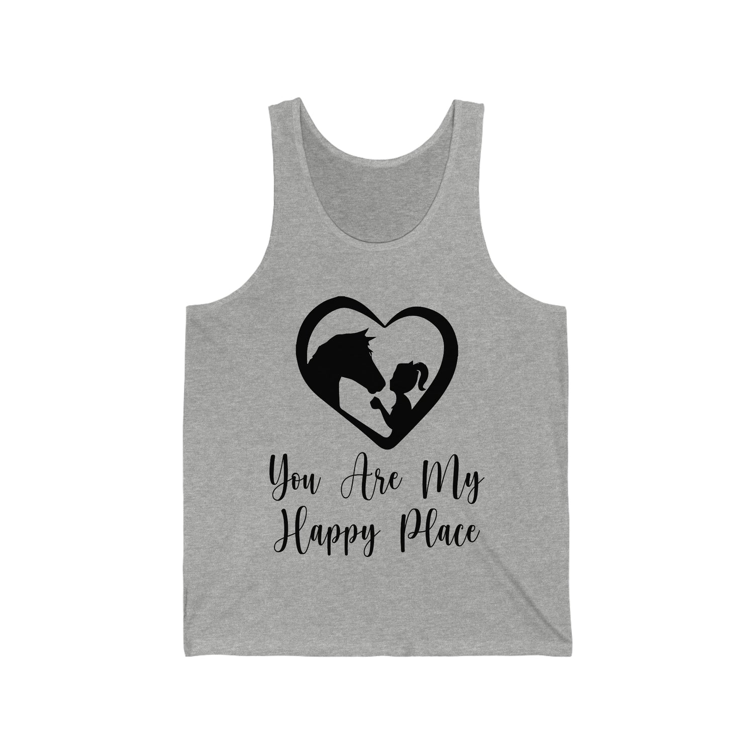You Are My Happy Place - Unisex Jersey Tank Top