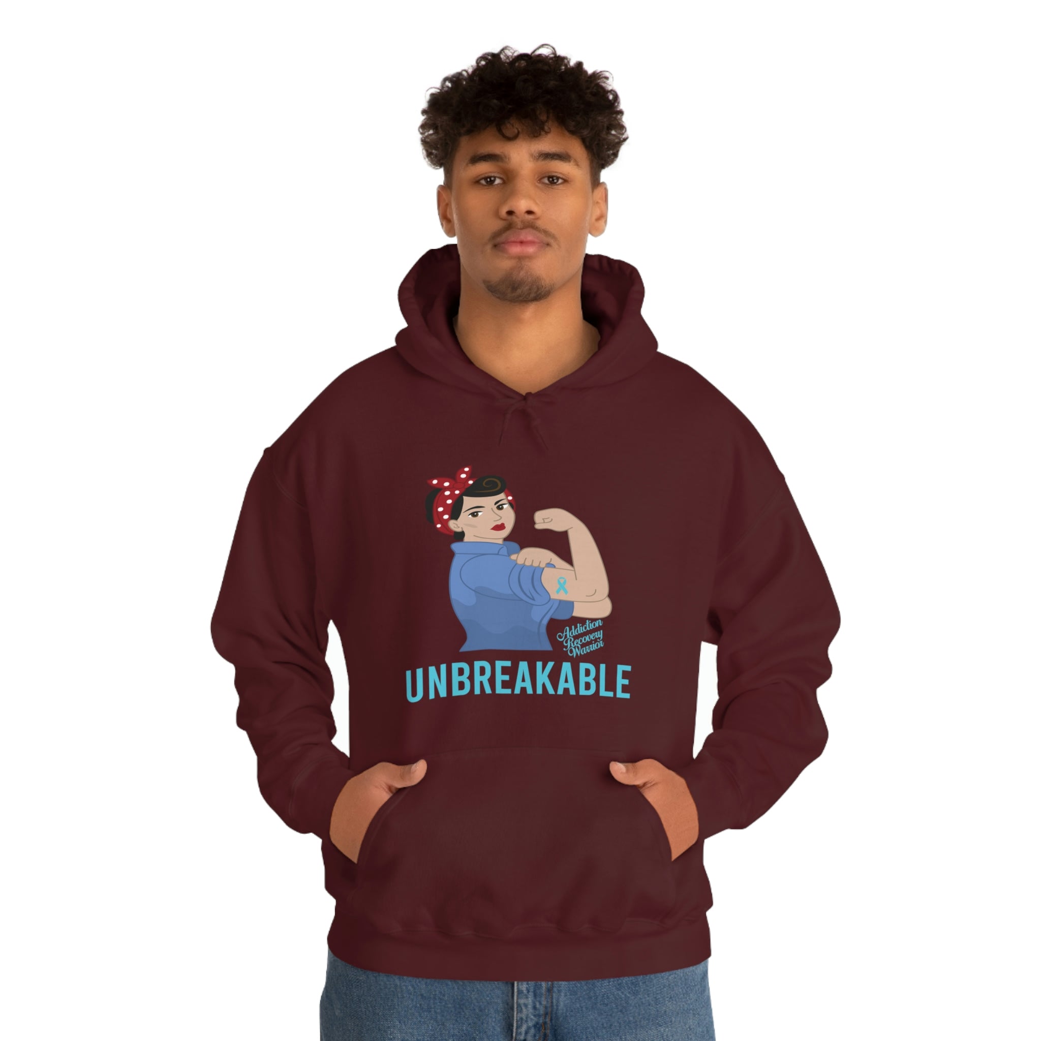 Unbreakable - Unisex Heavy Blend™ Hooded Sweatshirt