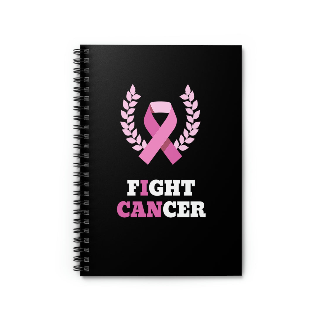 Fight Cancer I Can - Spiral Notebook - Ruled Line