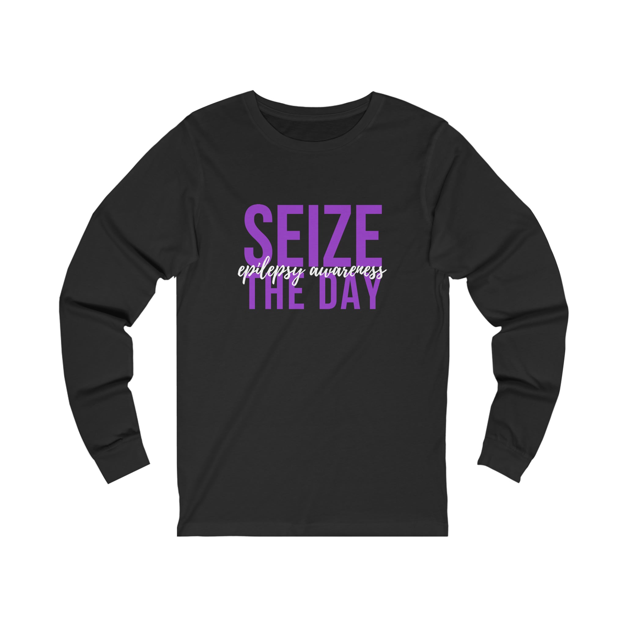 Seize The Day Epilepsy Awareness - Unisex Jersey Long Sleeve Tee