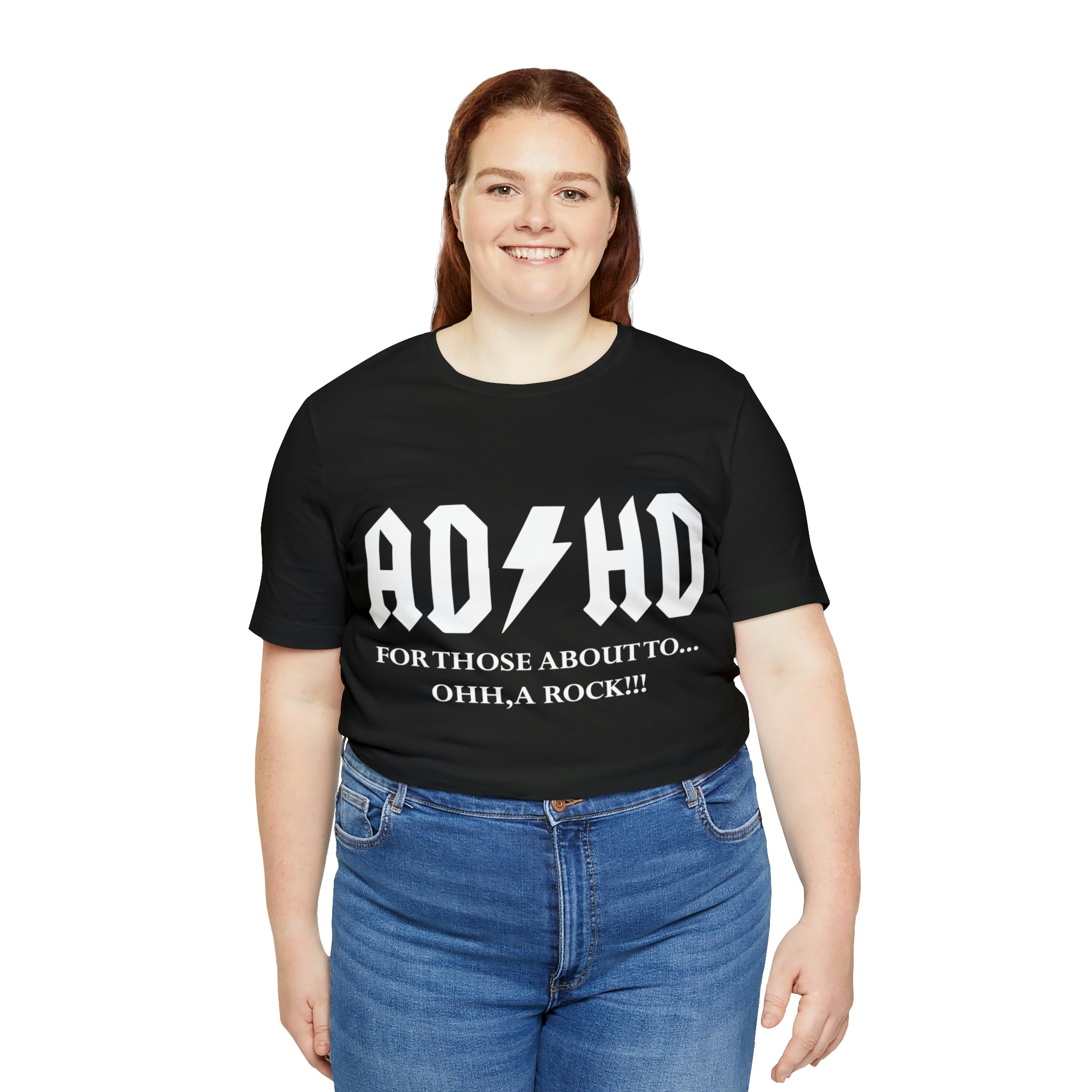 ADHD Look A Rock - Unisex Jersey Short Sleeve Tee