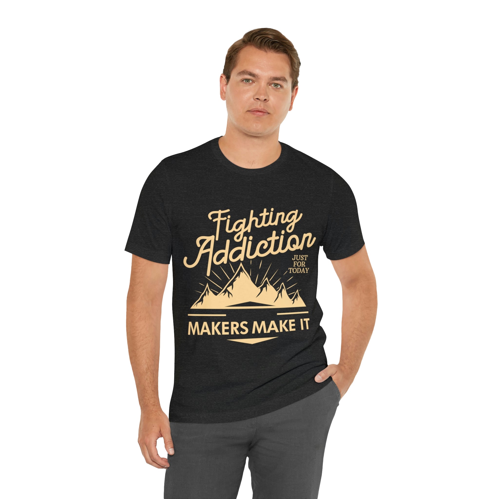 Fighting Addiction - Unisex Jersey Short Sleeve Tee