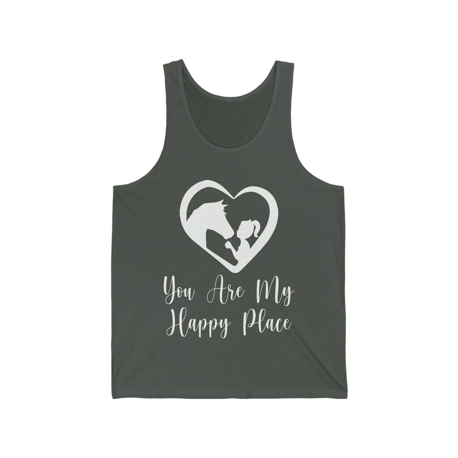 You Are My Happy Place - Unisex Jersey Tank Top