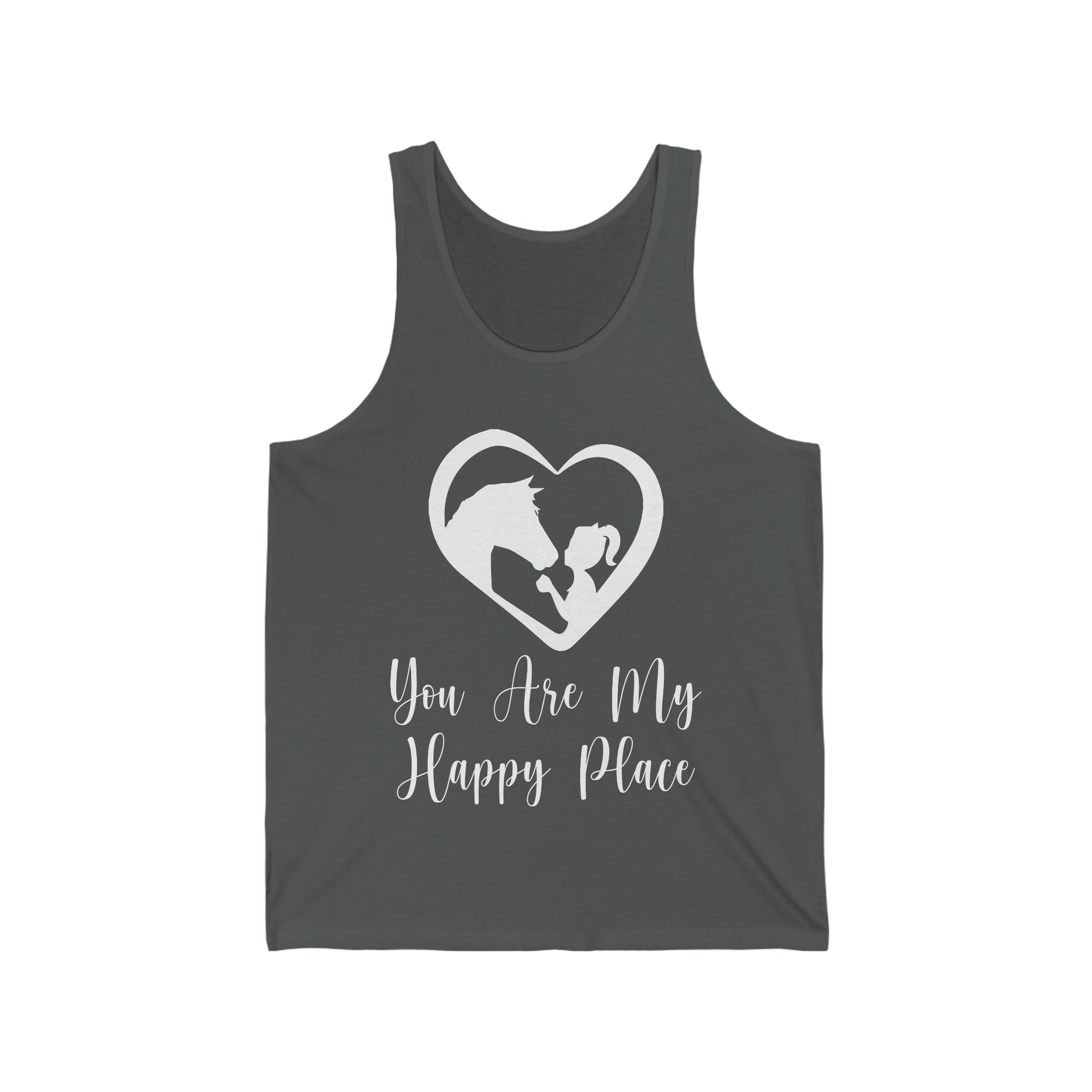 You Are My Happy Place - Unisex Jersey Tank Top