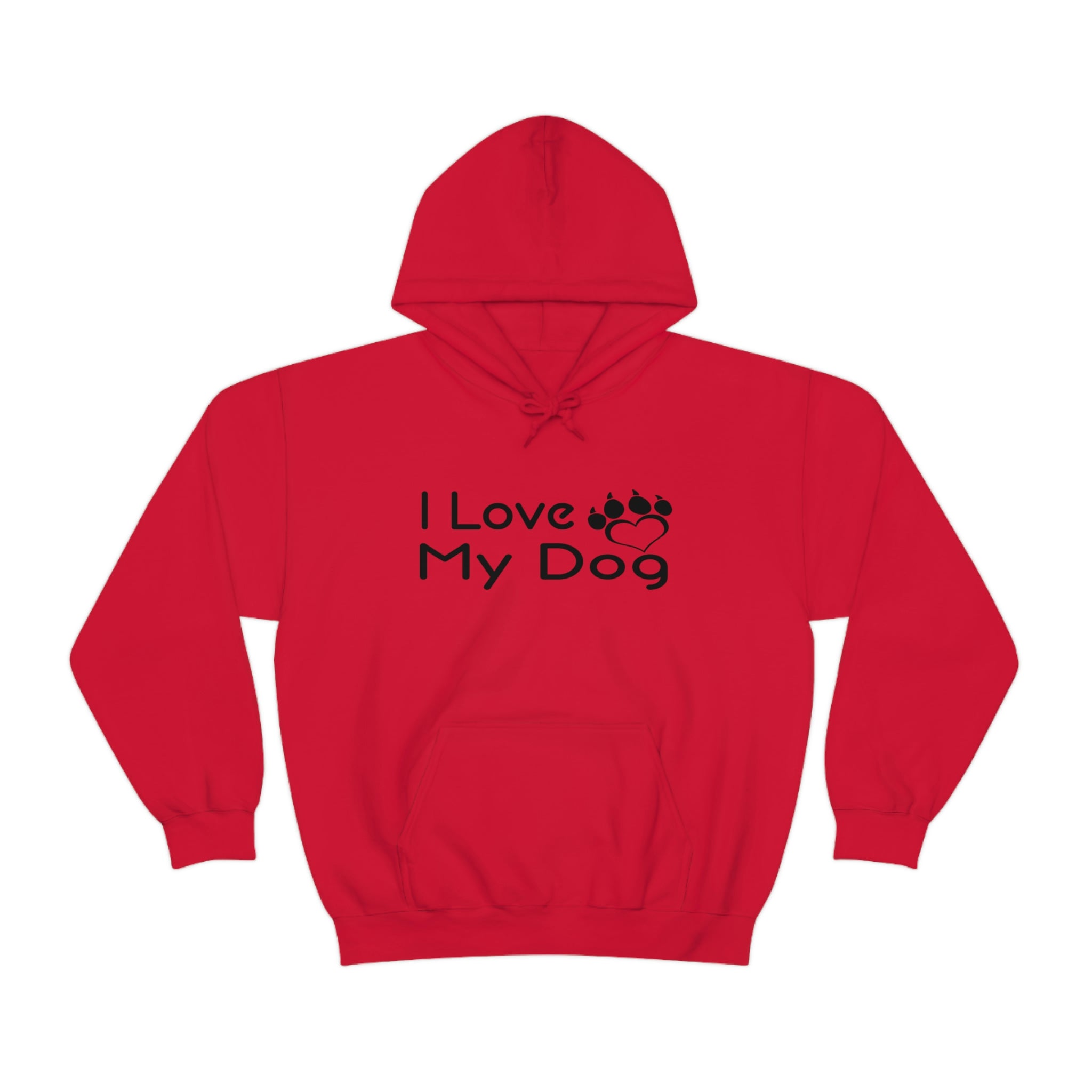 I Love My Dog - Unisex Heavy Blend™ Hooded Sweatshirt