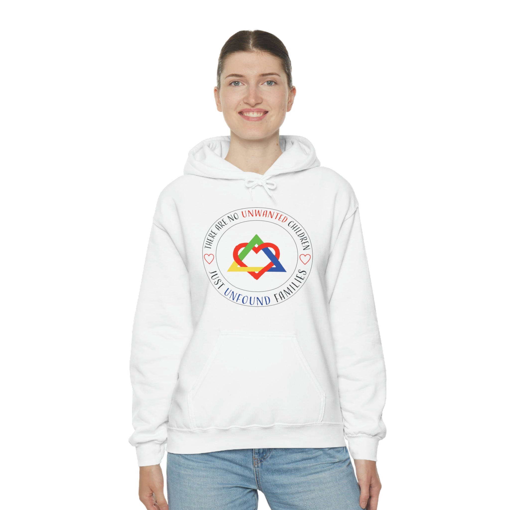 There Are No Unwanted Children Only Unfound Families - Unisex Heavy Blend™ Hooded Sweatshirt