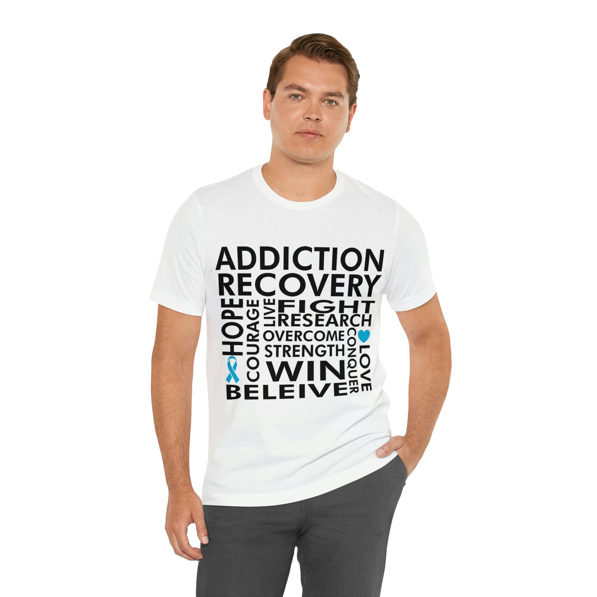 Addiction Recovery - Unisex Jersey Short Sleeve Tee