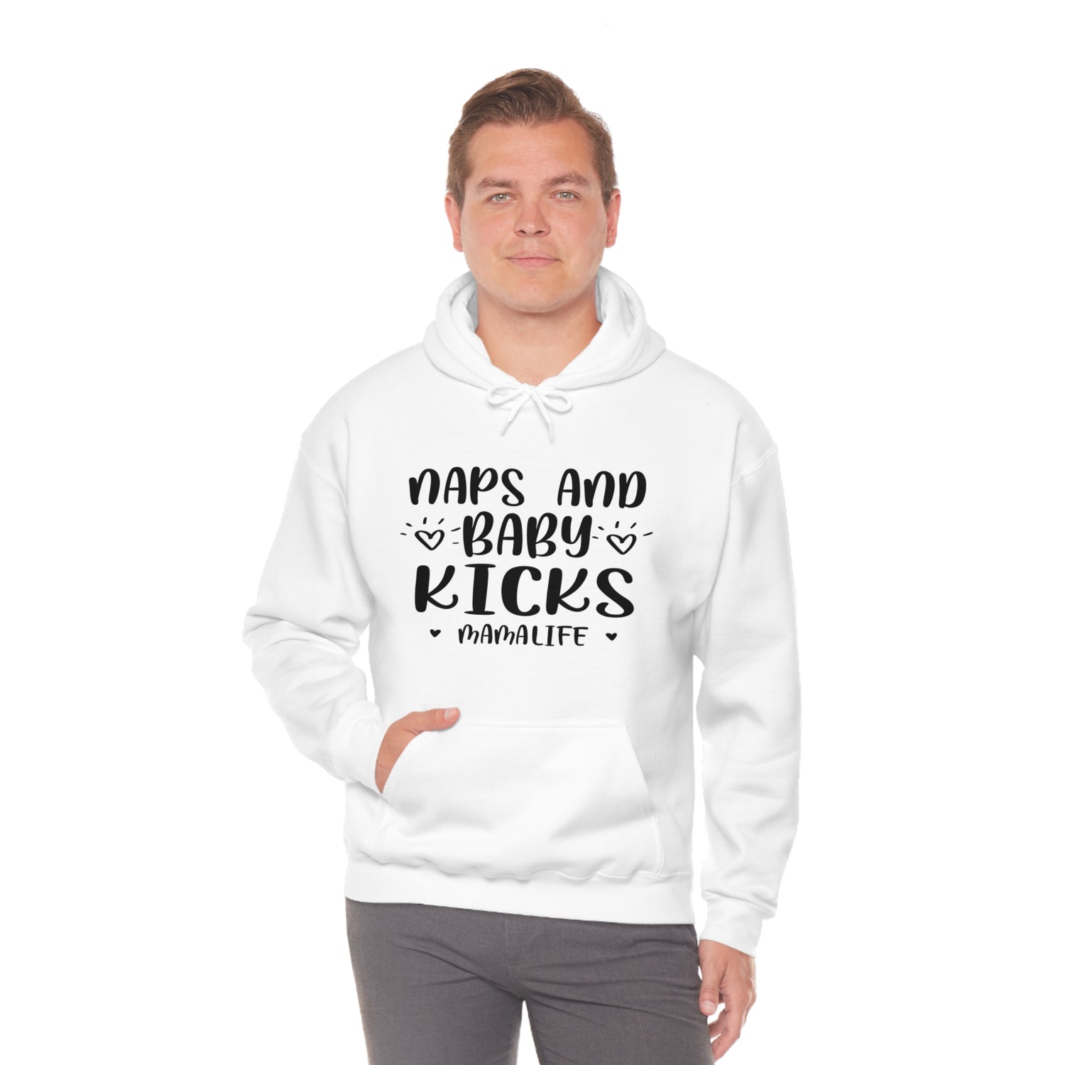 Naps & Baby Kicks - Unisex Heavy Blend™ Hooded Sweatshirt