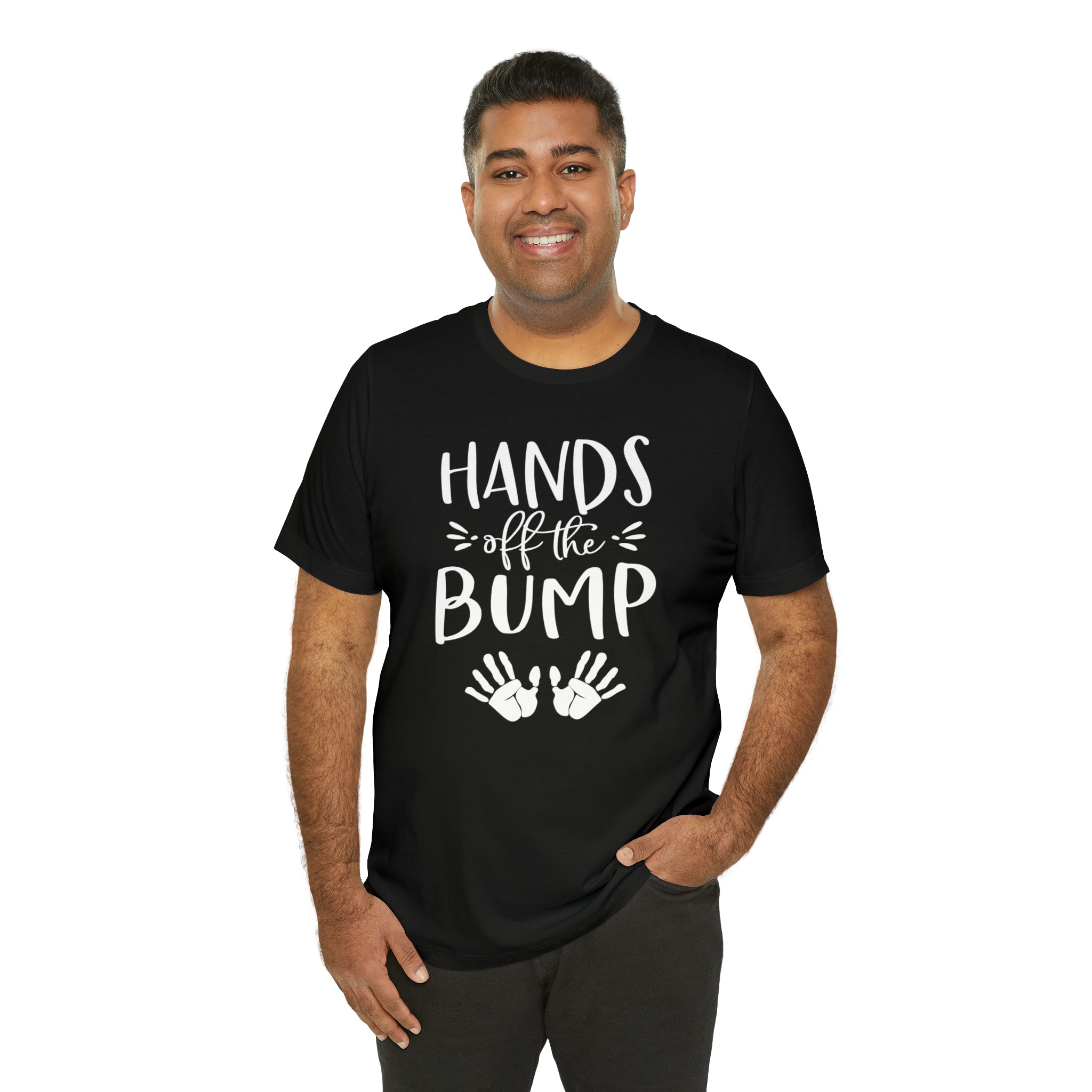Hands Off The Bump - Unisex Jersey Short Sleeve Tee