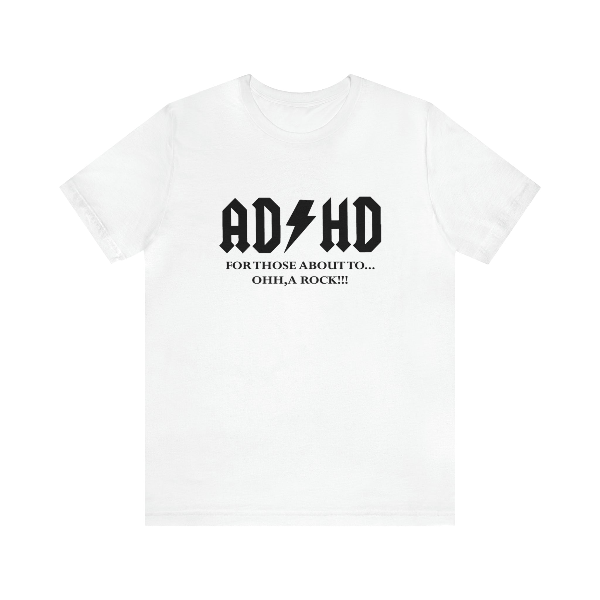 ADHD Look A Rock - Unisex Jersey Short Sleeve Tee