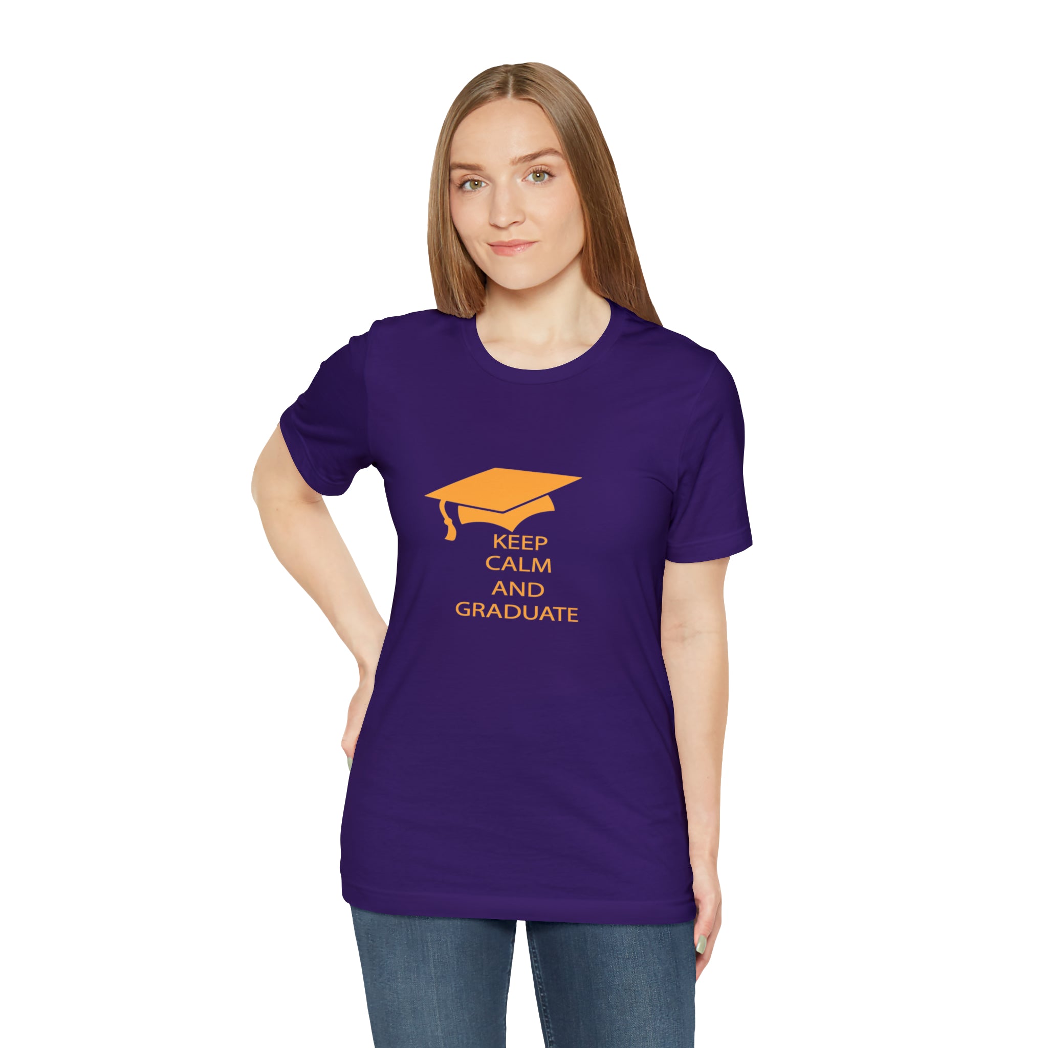 Keep Calm And Graduate - Unisex Jersey Short Sleeve Tee