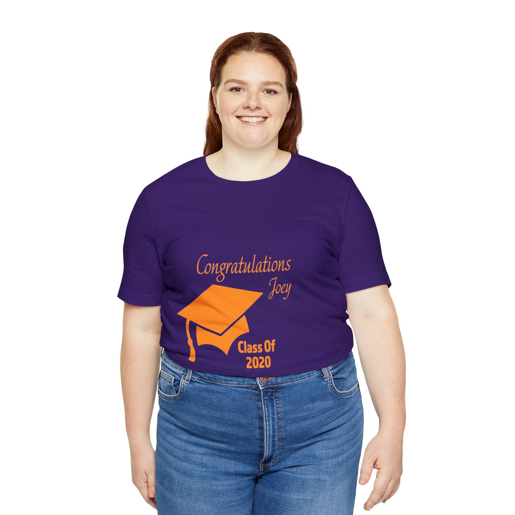 Congratulations With Year & Name Customizable - Unisex Jersey Short Sleeve Tee