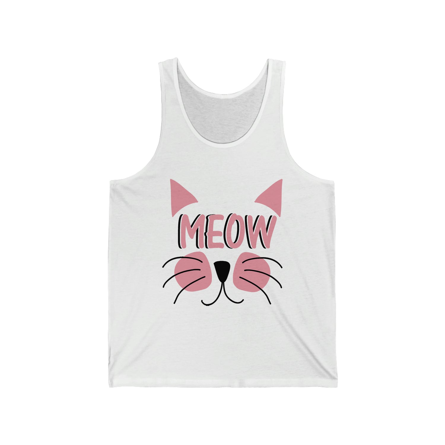 Meow - Unisex Jersey Tank Top