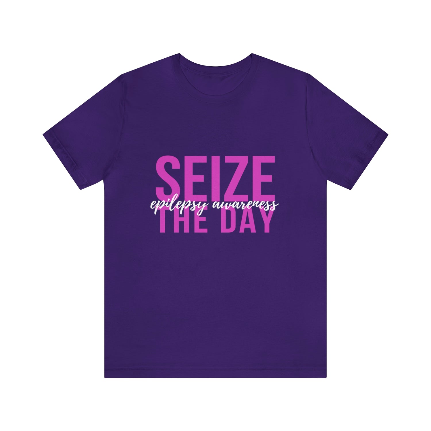 Seize The Day Epilepsy Awareness - Unisex Jersey Short Sleeve Tee