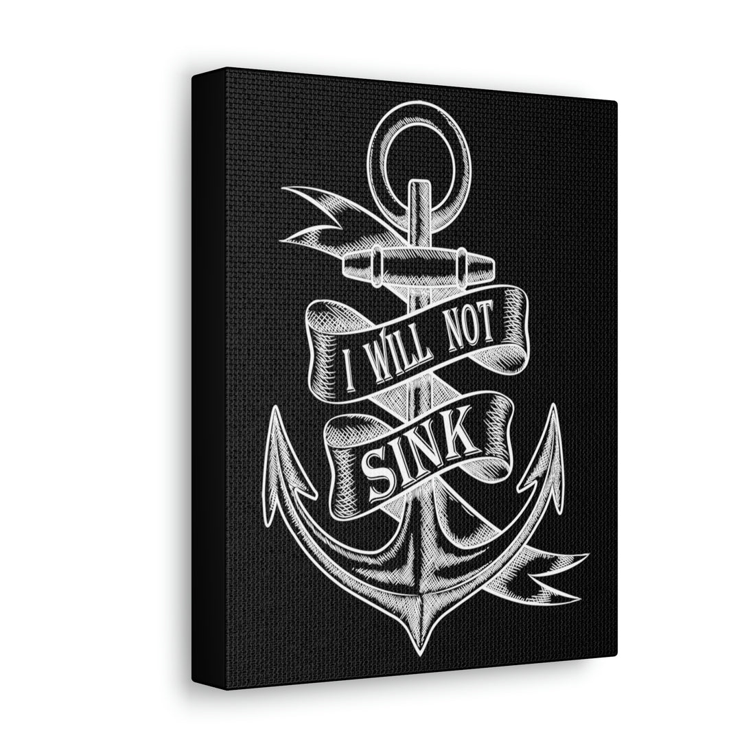 I Will Not Sink - Canvas Print