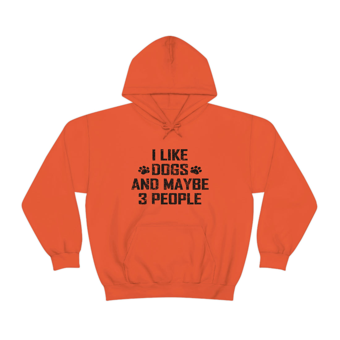 I Like Dogs &amp; Maybe 3 People - Unisex Heavy Blend™ Hooded Sweatshirt
