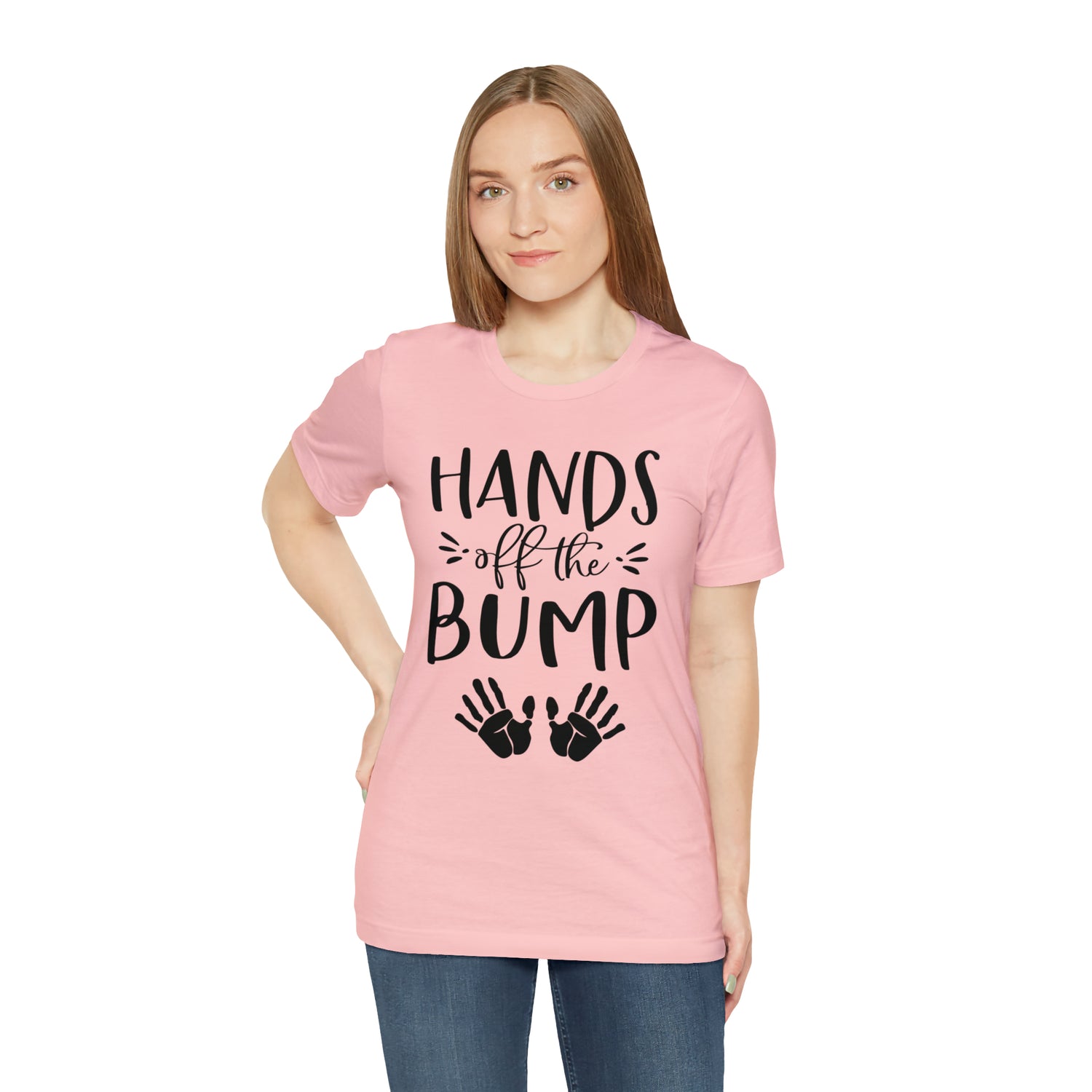 Hands Off The Bump - Unisex Jersey Short Sleeve Tee