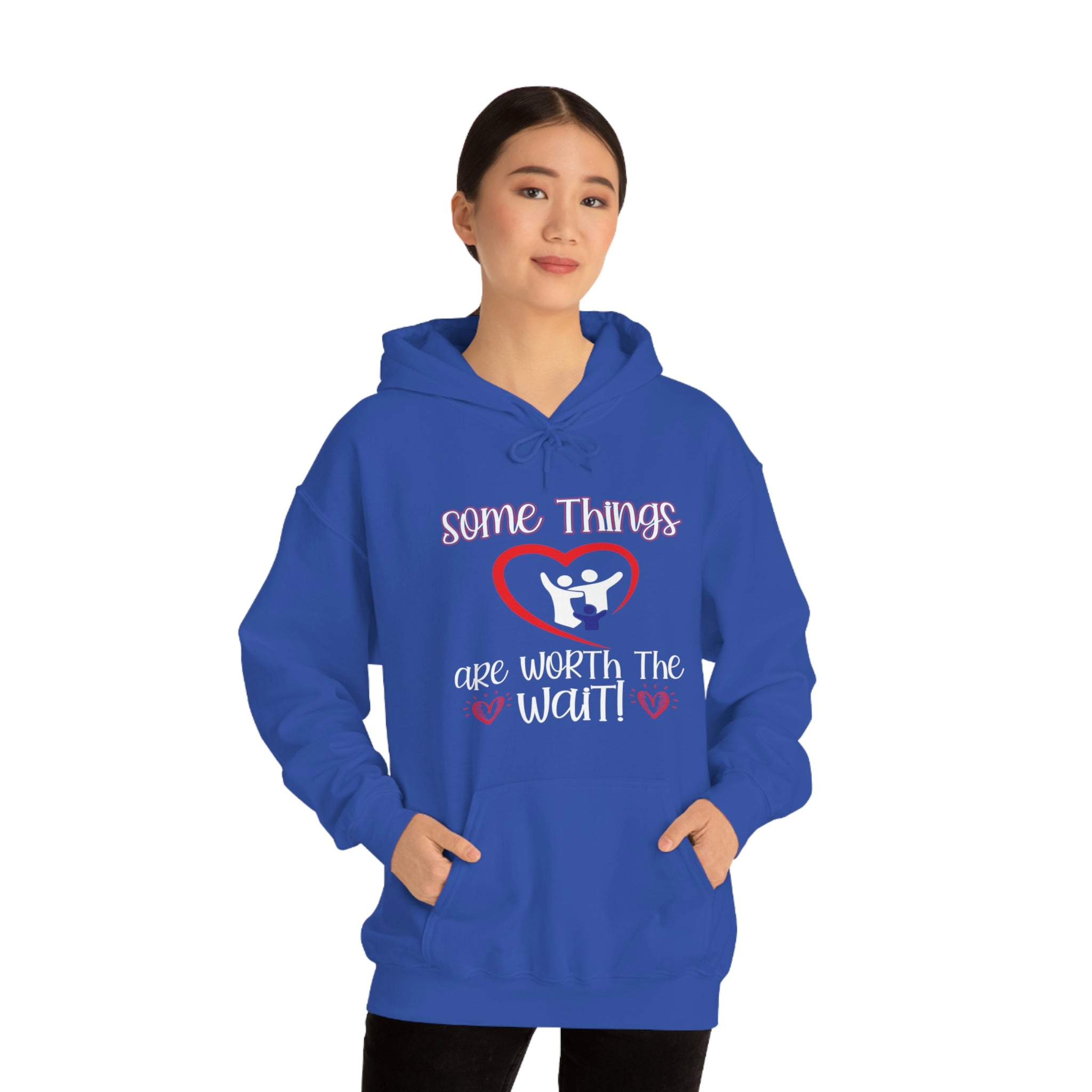 Some Things Are Worth The Wait - Unisex Heavy Blend™ Hooded Sweatshirt