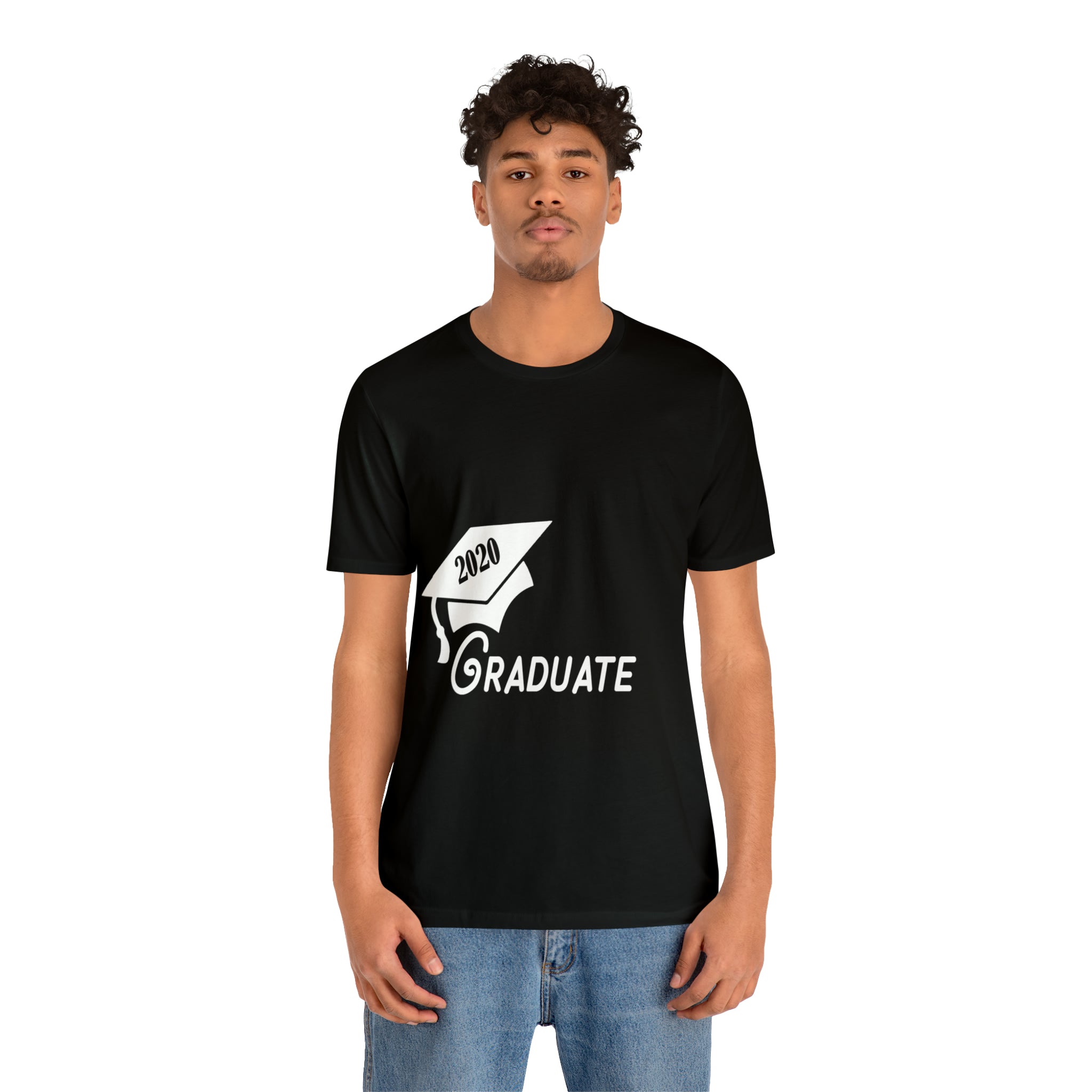 Graduate! Class Year Customizable- Unisex Jersey Short Sleeve Tee