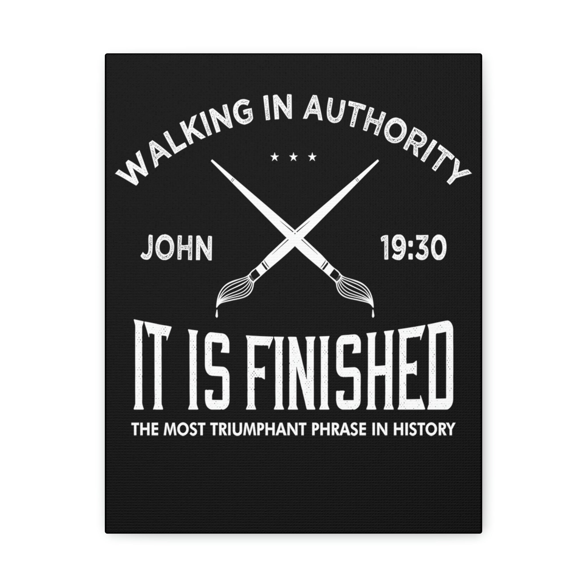 John 19:30 It Is Finished - Canvas Print