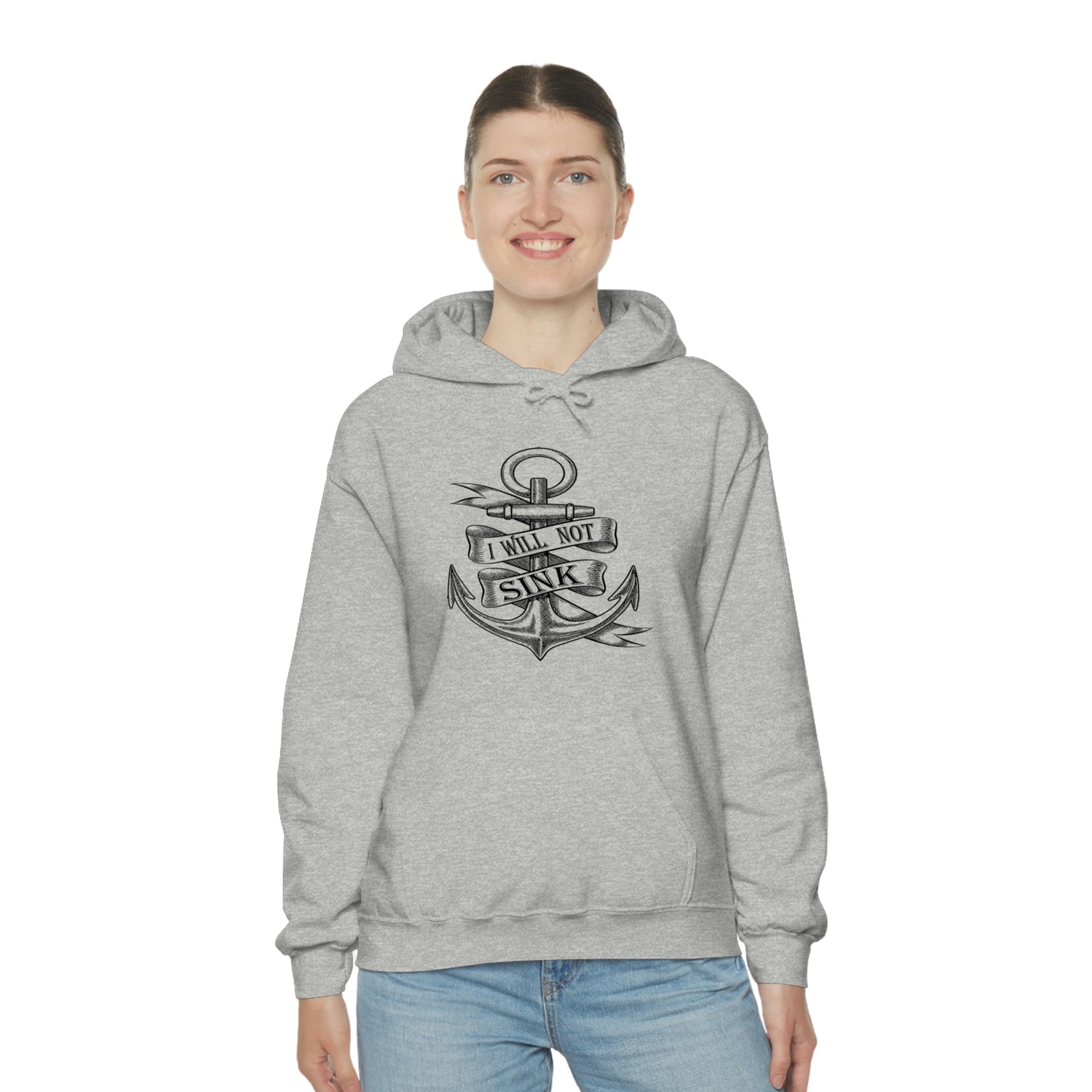 I Will Not Sink - Unisex Heavy Blend™ Hooded Sweatshirt