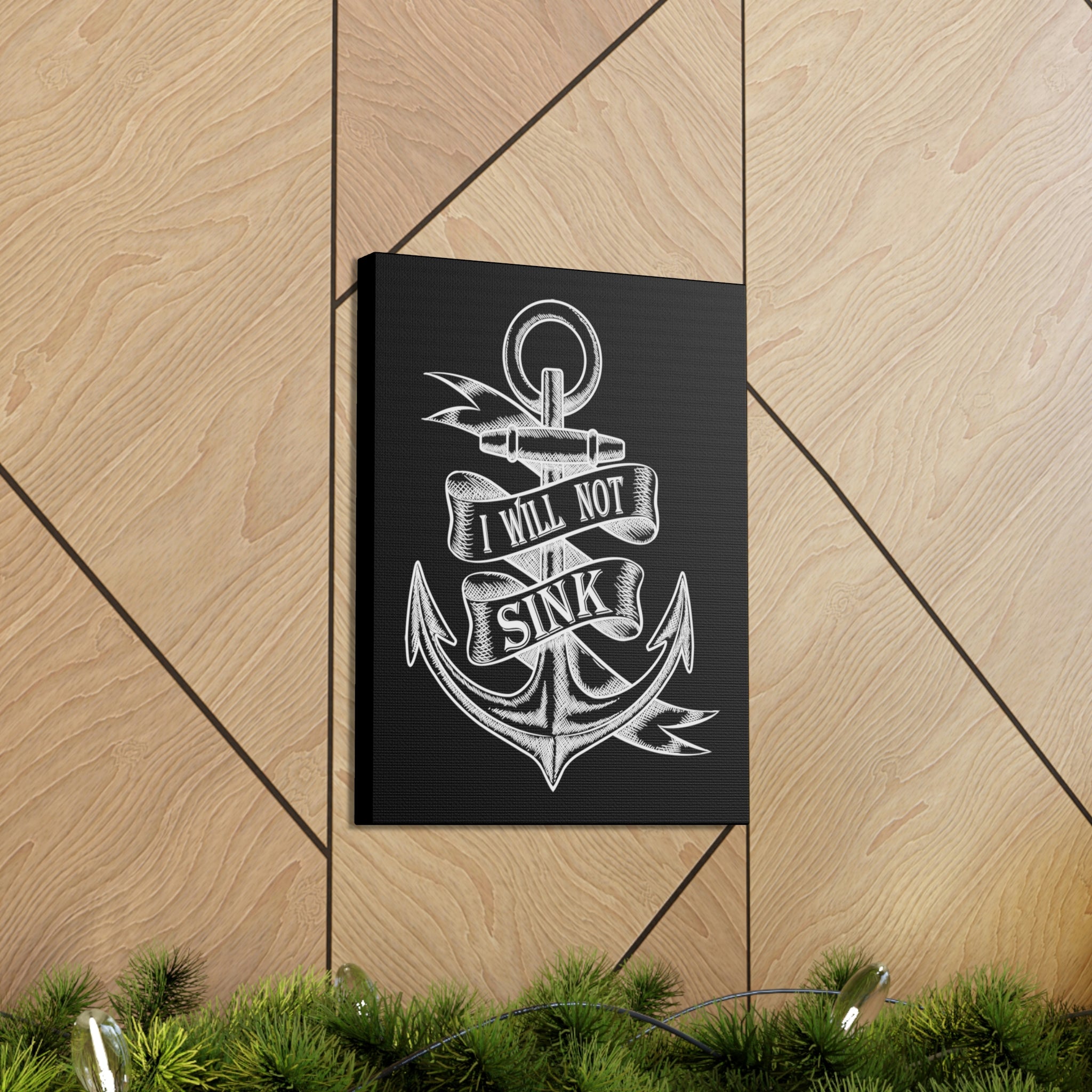 I Will Not Sink - Canvas Print