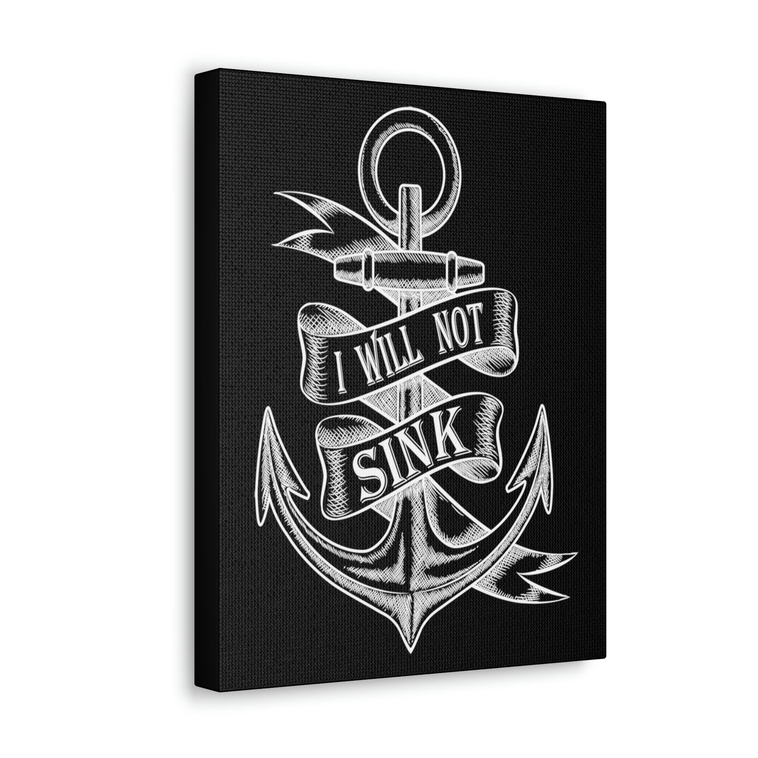 I Will Not Sink - Canvas Print