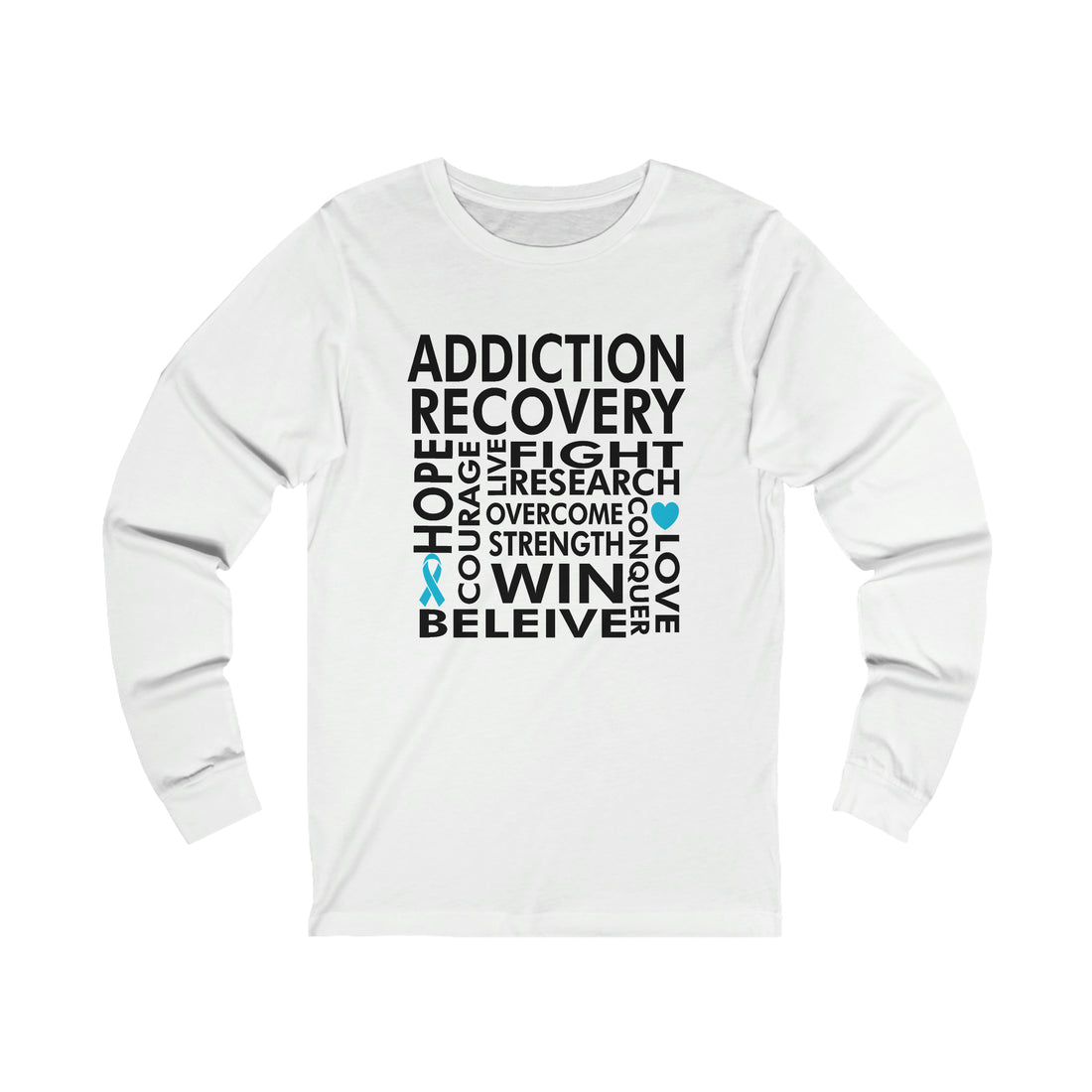 Addiction Recovery - Unisex Jersey Long Sleeve Tee
