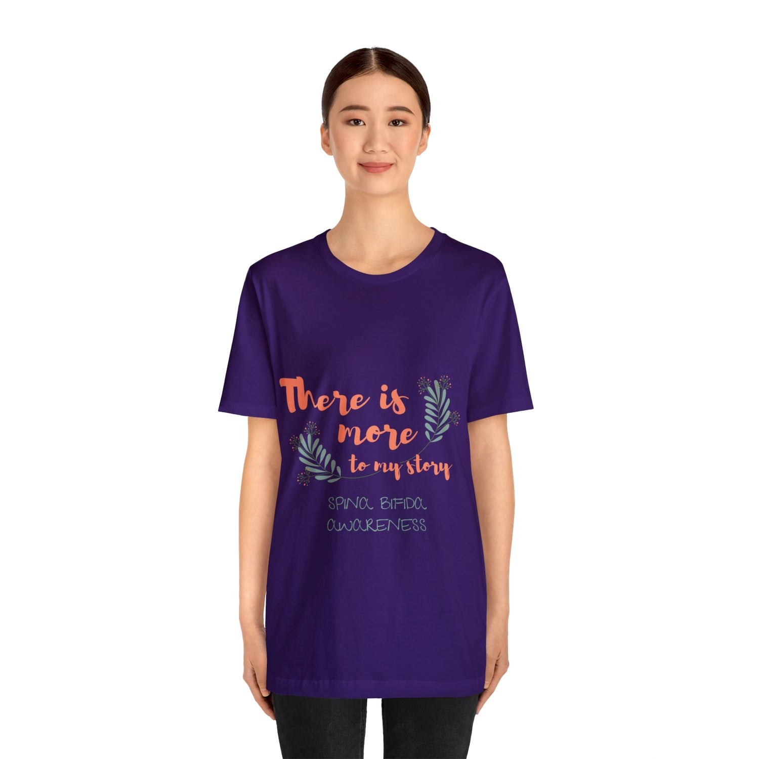 There Is More To My Story Spina Bifida Awareness - Unisex Jersey Short Sleeve Tee