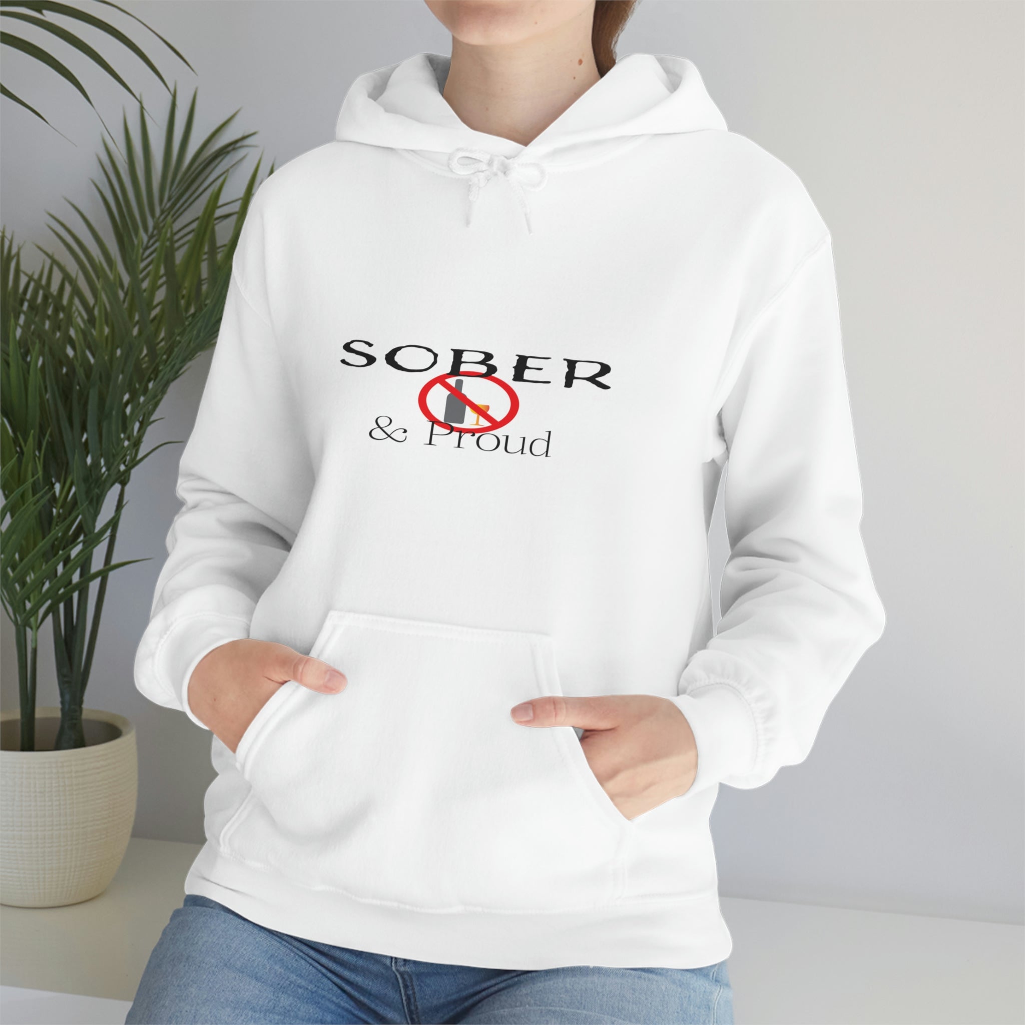 Sober & Proud - Unisex Heavy Blend™ Hooded Sweatshirt