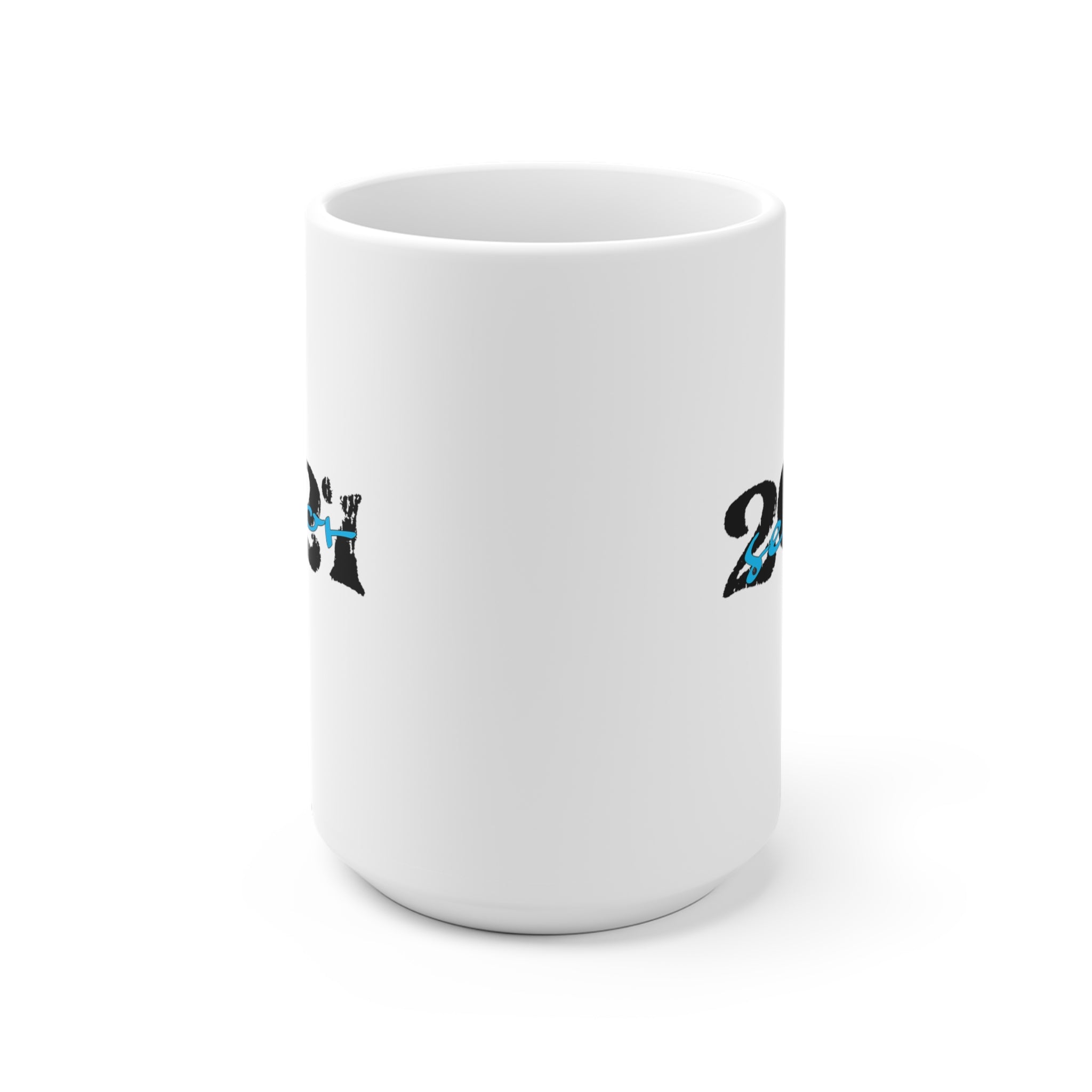 Senior With Class Year Customizable - White Ceramic Mug 2 sizes Available