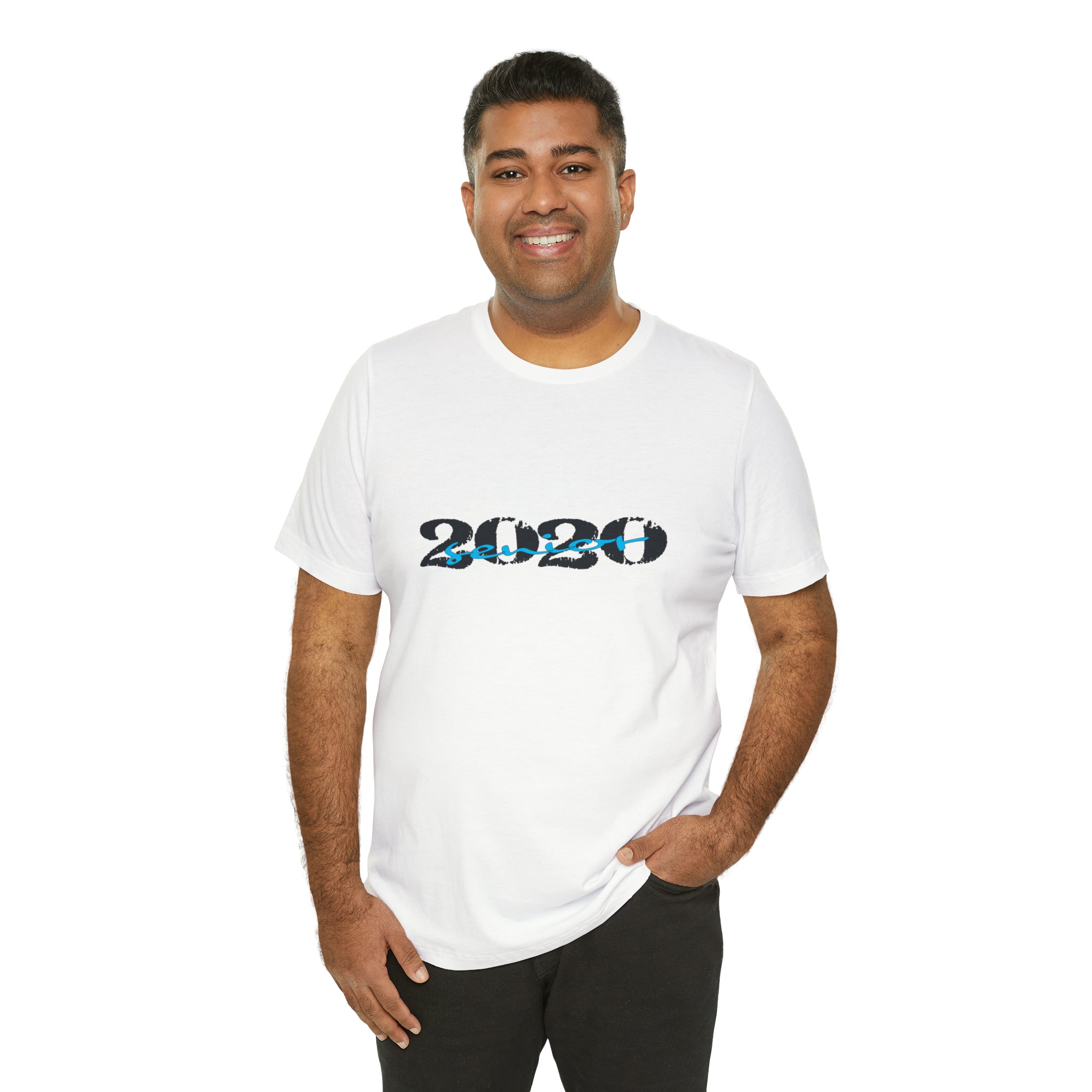 Senior With Class Year Customizable - Unisex Jersey Short Sleeve Tee