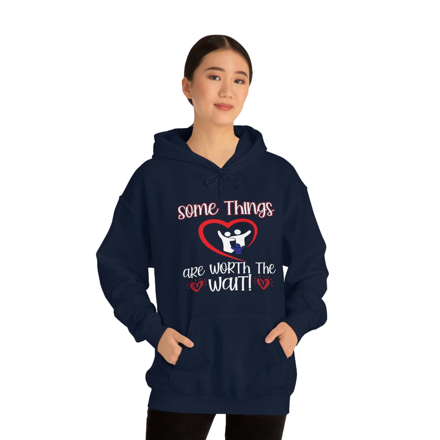 Some Things Are Worth The Wait - Unisex Heavy Blend™ Hooded Sweatshirt