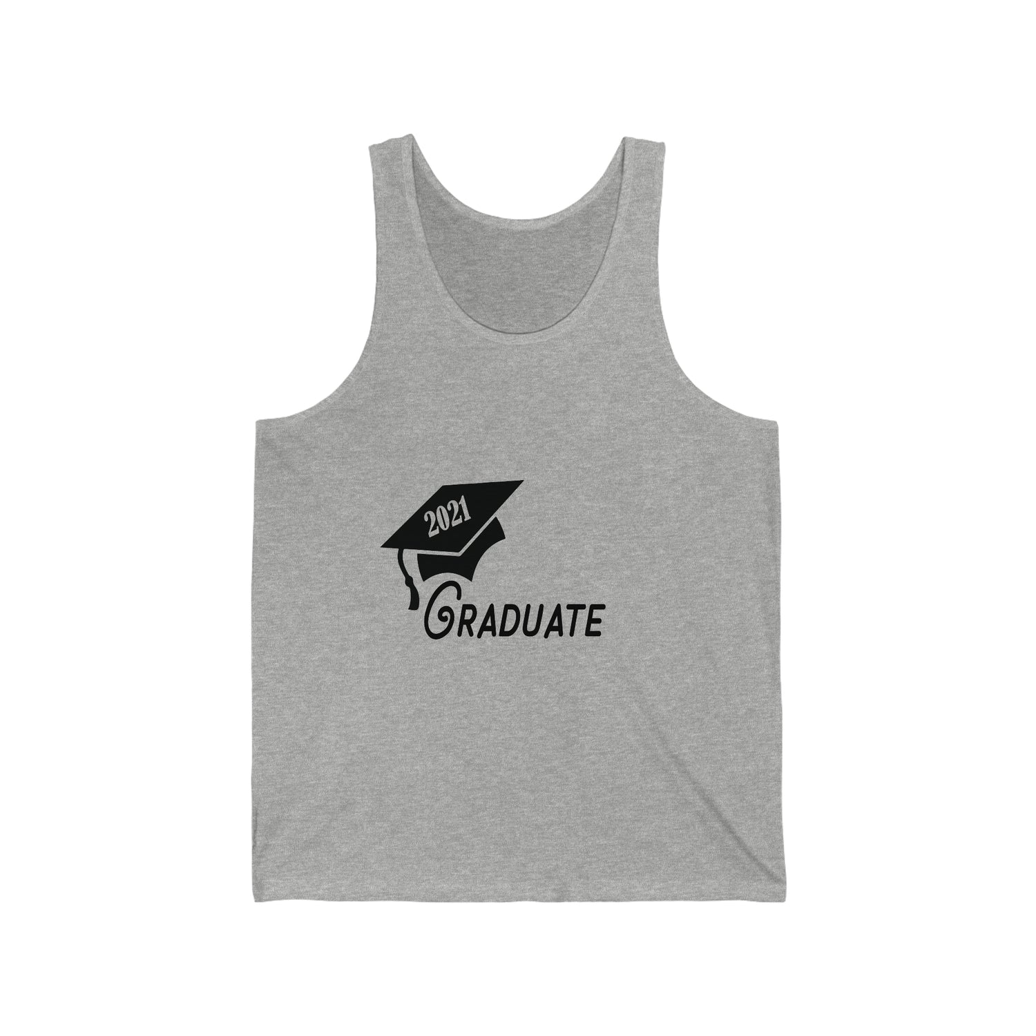 Graduate! Class Year Customizable - Unisex Jersey Tank Top