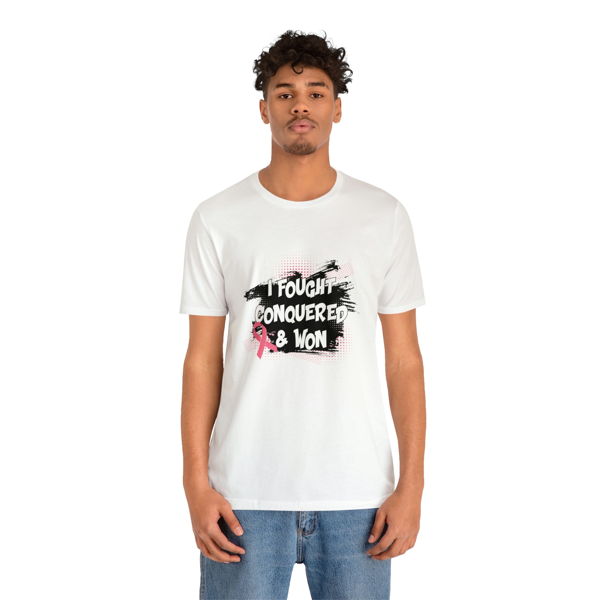 I Fought Conquered & Won - Unisex Jersey Short Sleeve Tee