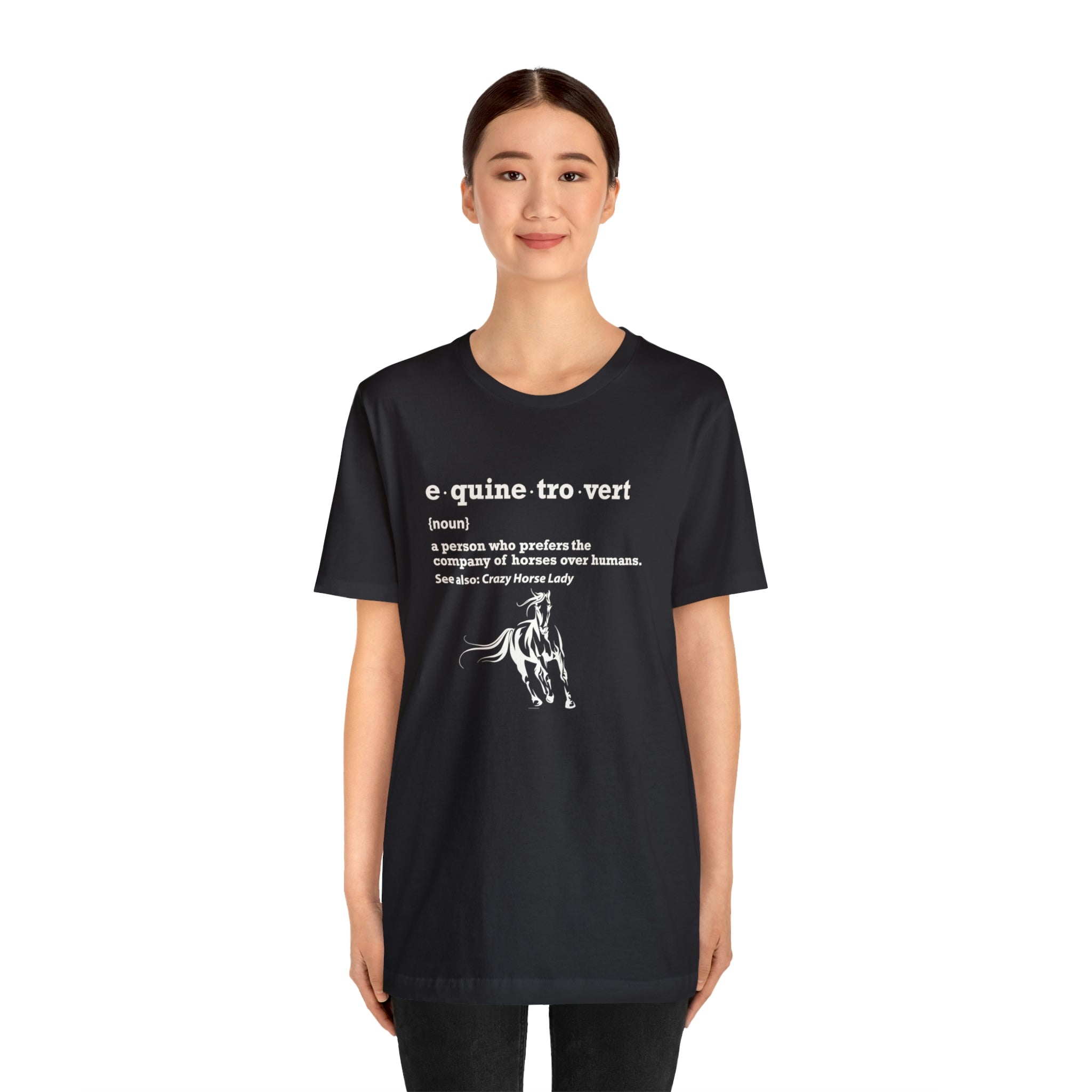 Equinetrovert Definition - Unisex Jersey Short Sleeve Tee