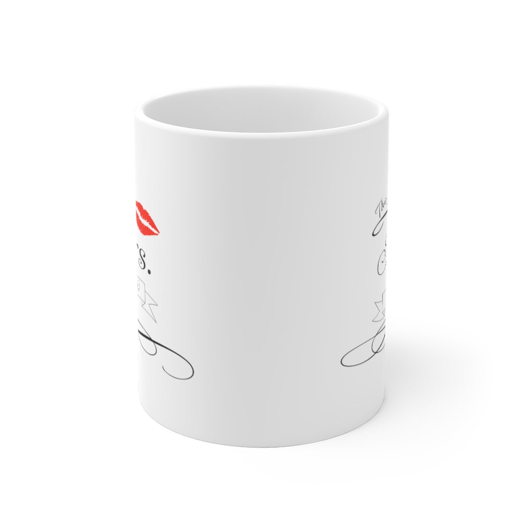 The Mrs. Established Wedding Date Customizable - White Ceramic Mug 2 sizes Available