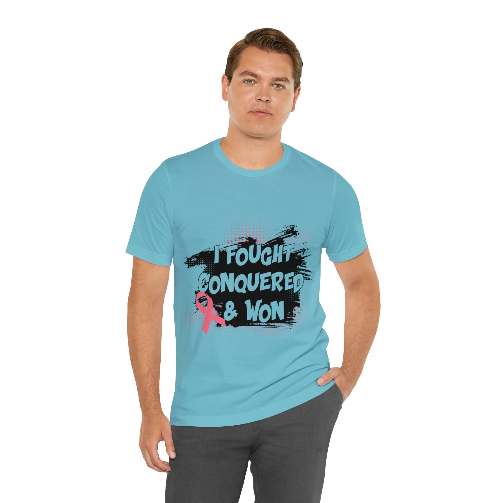 I Fought Conquered & Won - Unisex Jersey Short Sleeve Tee