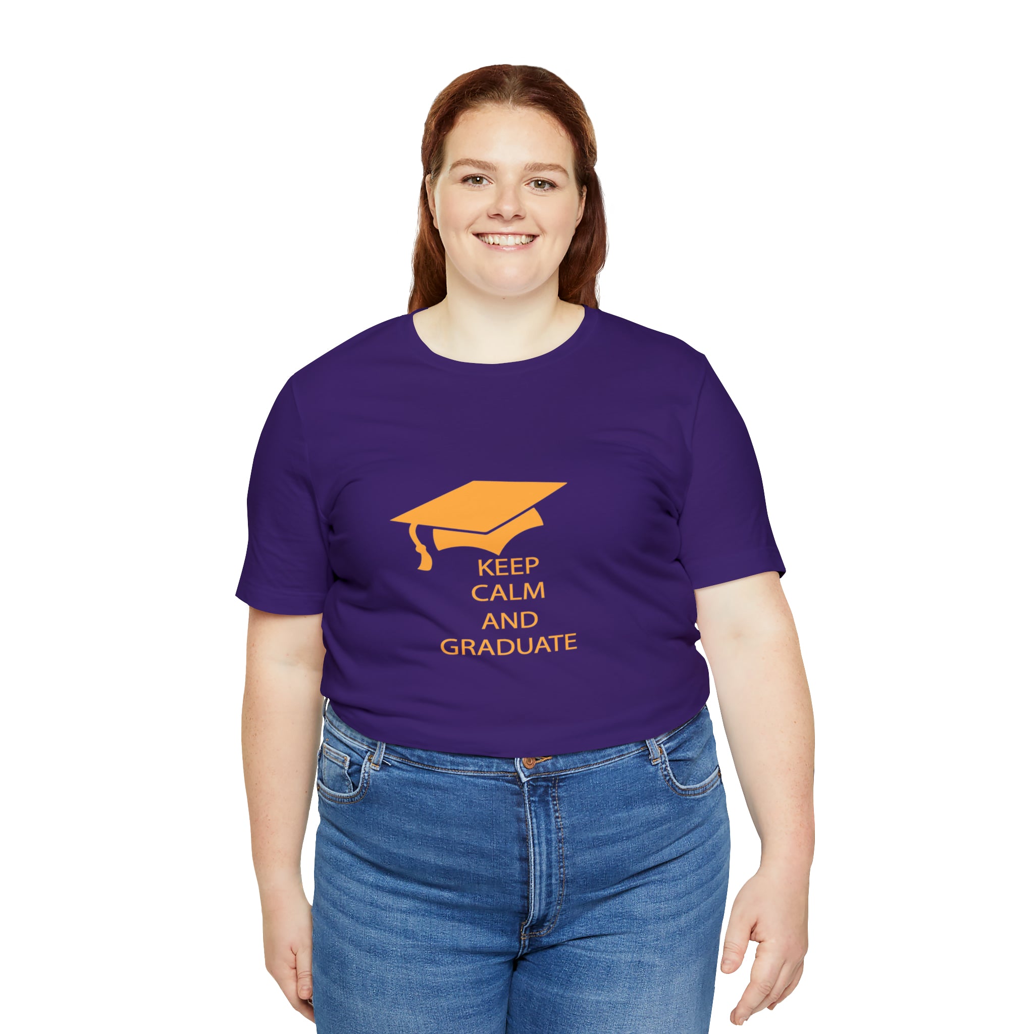 Keep Calm And Graduate - Unisex Jersey Short Sleeve Tee