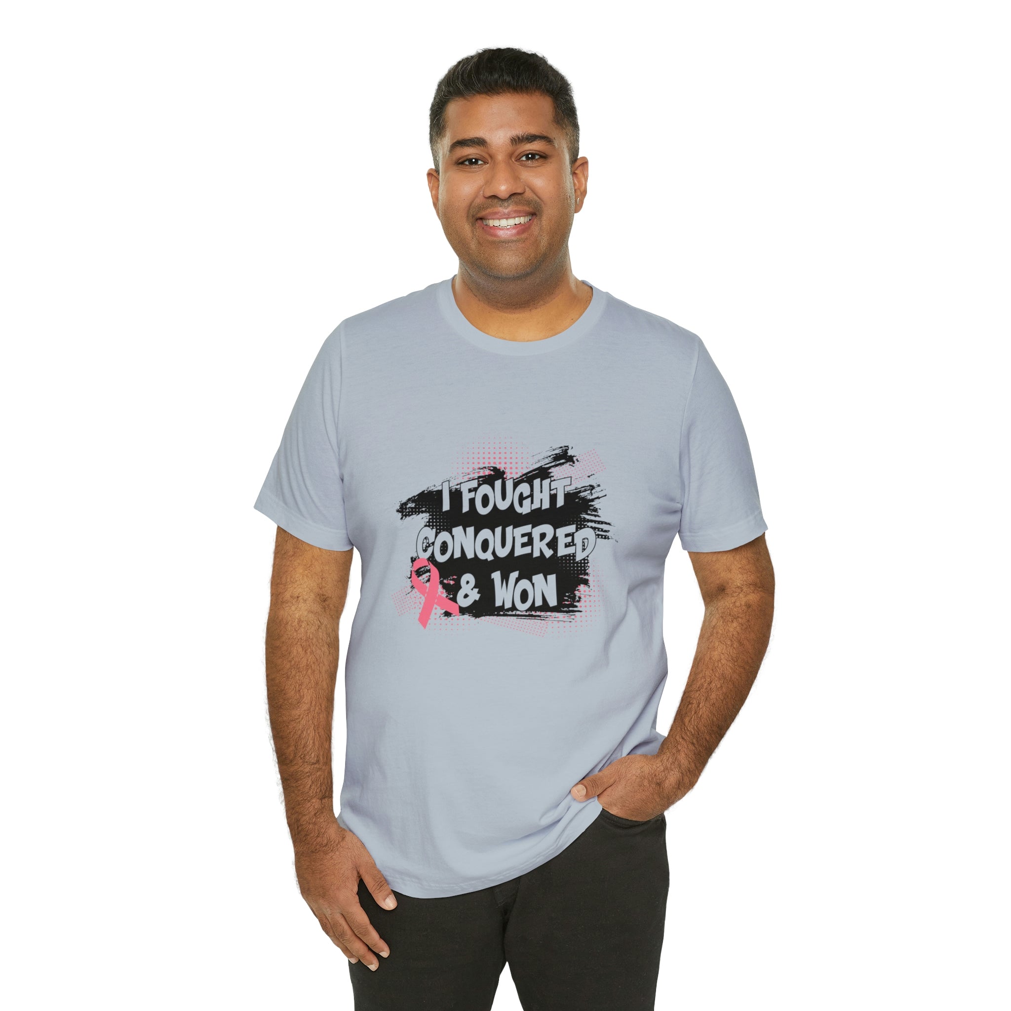 I Fought Conquered & Won - Unisex Jersey Short Sleeve Tee