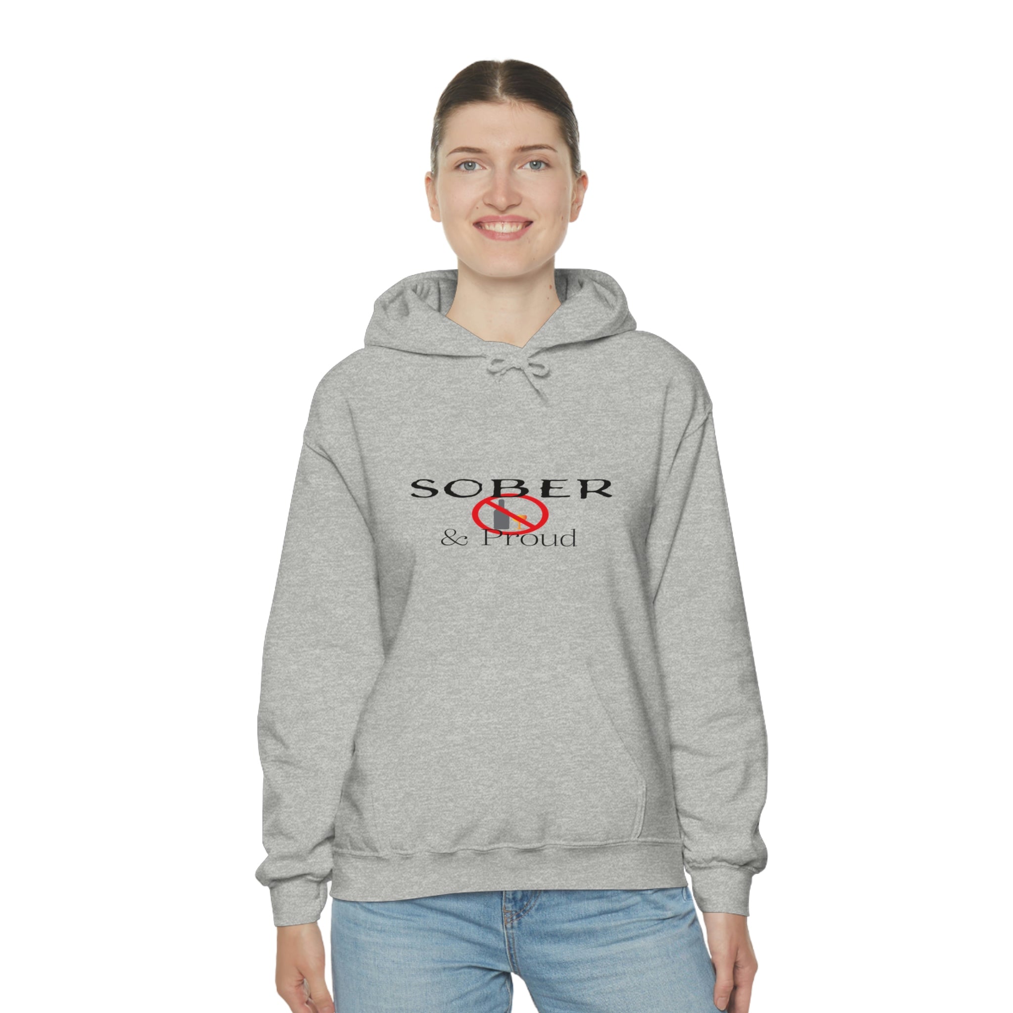 Sober & Proud - Unisex Heavy Blend™ Hooded Sweatshirt