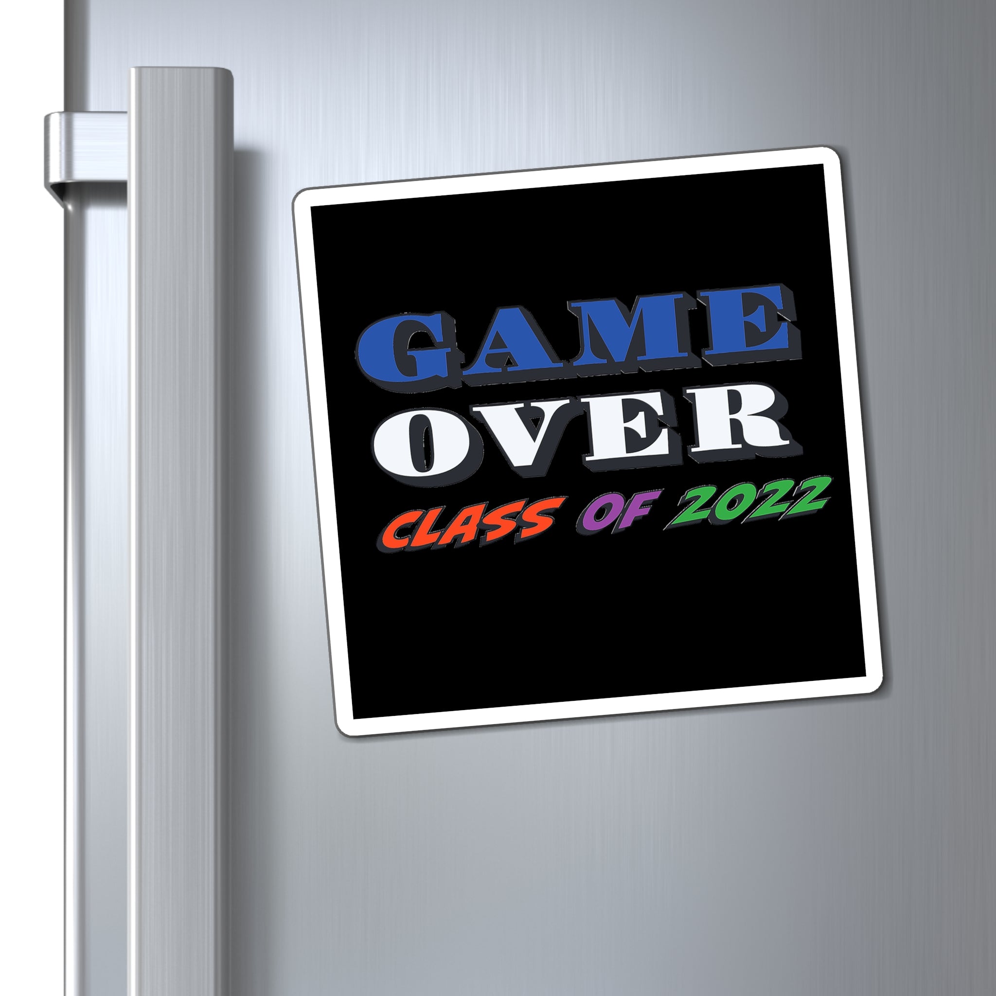 Game Over With Class Year Customizable - Magnet