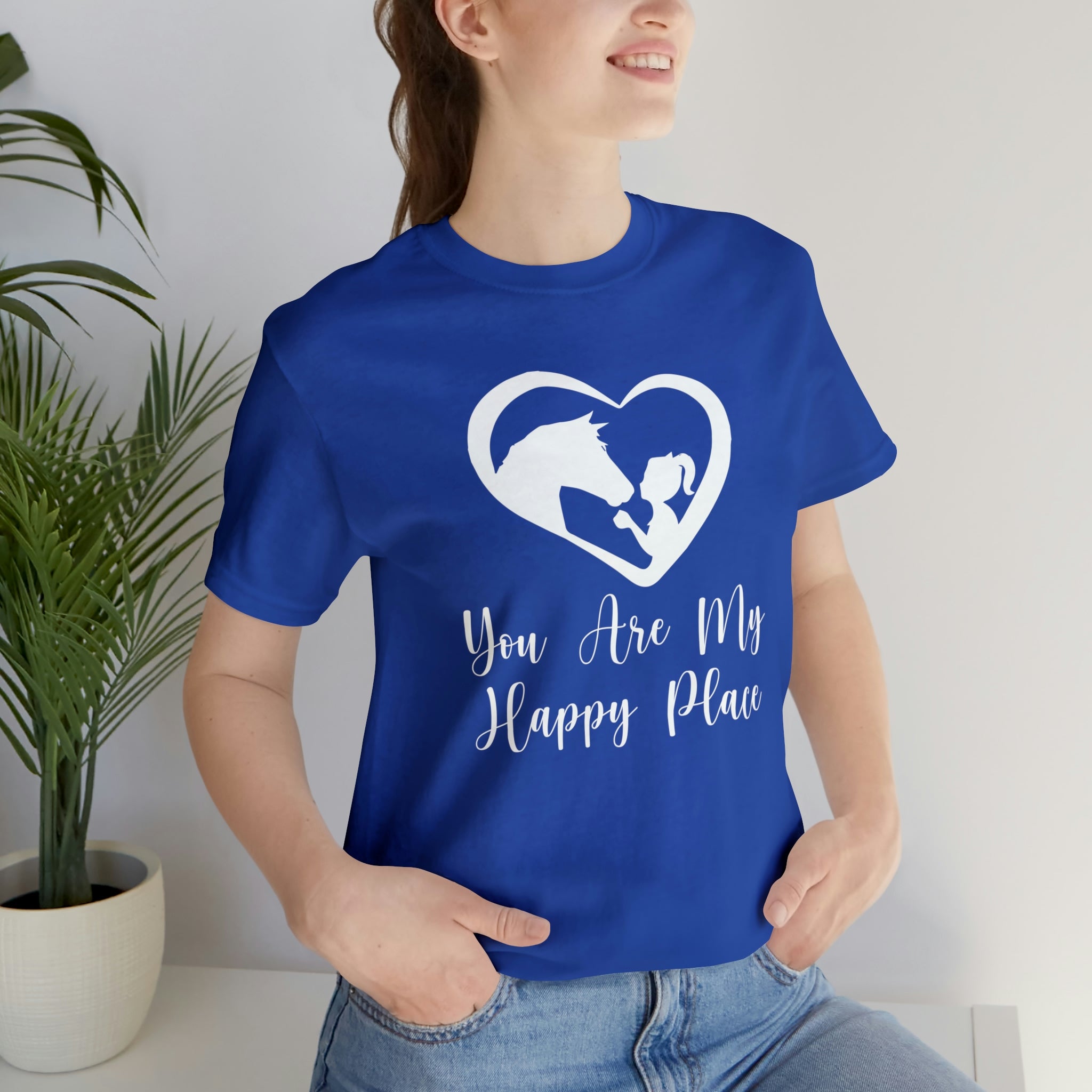 You Are My Happy Place - Unisex Jersey Short Sleeve Tee