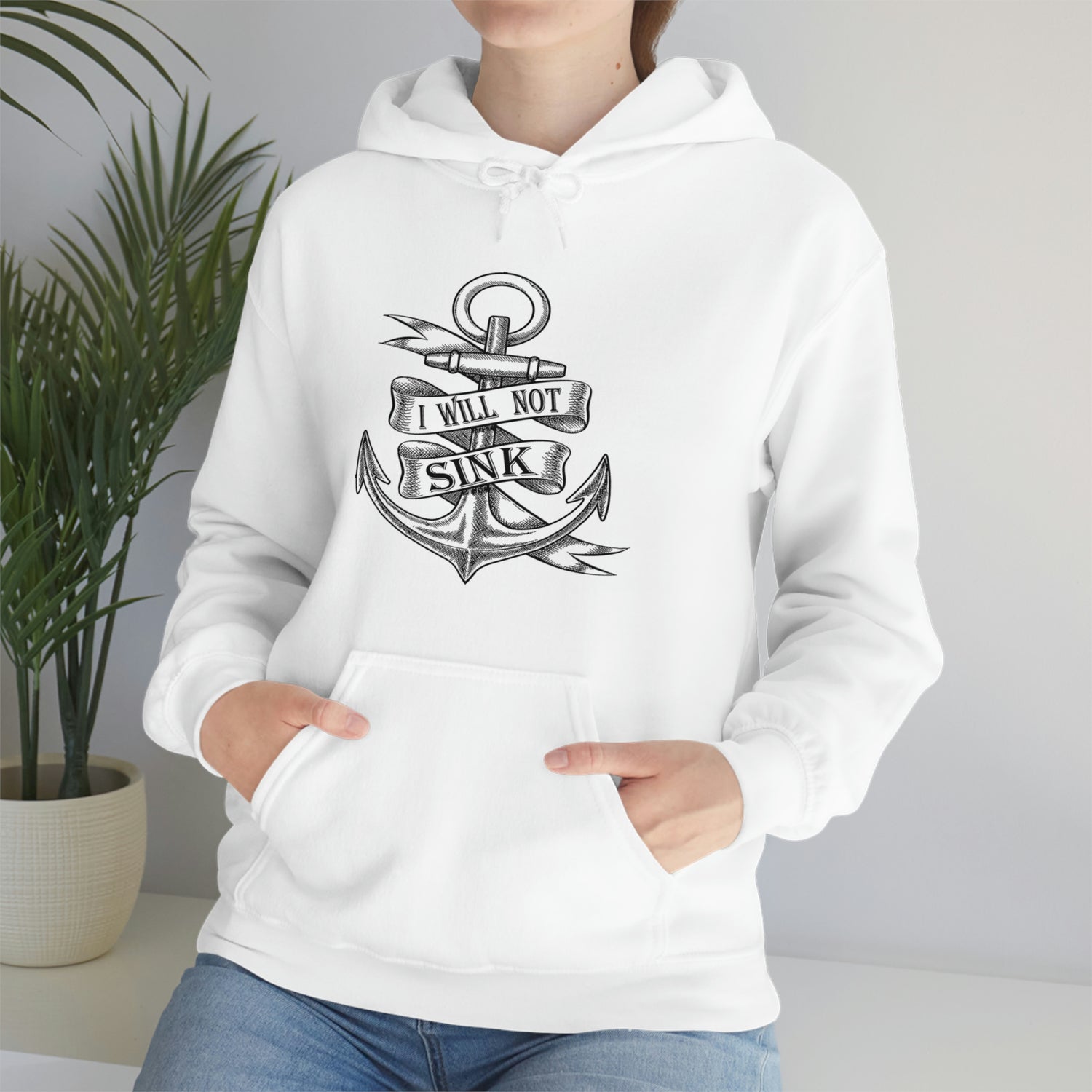 I Will Not Sink - Unisex Heavy Blend™ Hooded Sweatshirt