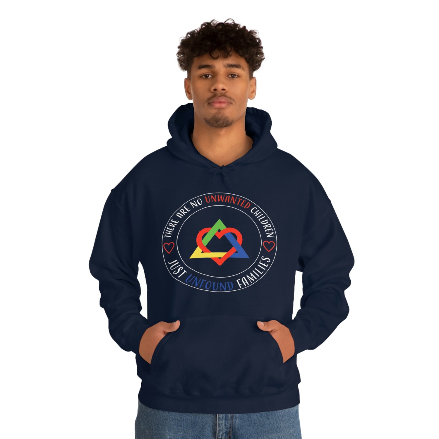 There Are No Unwanted Children Only Unfound Families - Unisex Heavy Blend™ Hooded Sweatshirt