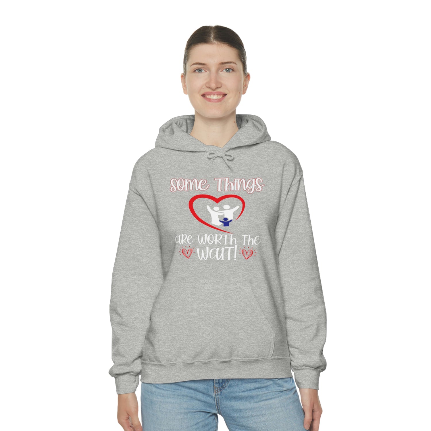 Some Things Are Worth The Wait - Unisex Heavy Blend™ Hooded Sweatshirt