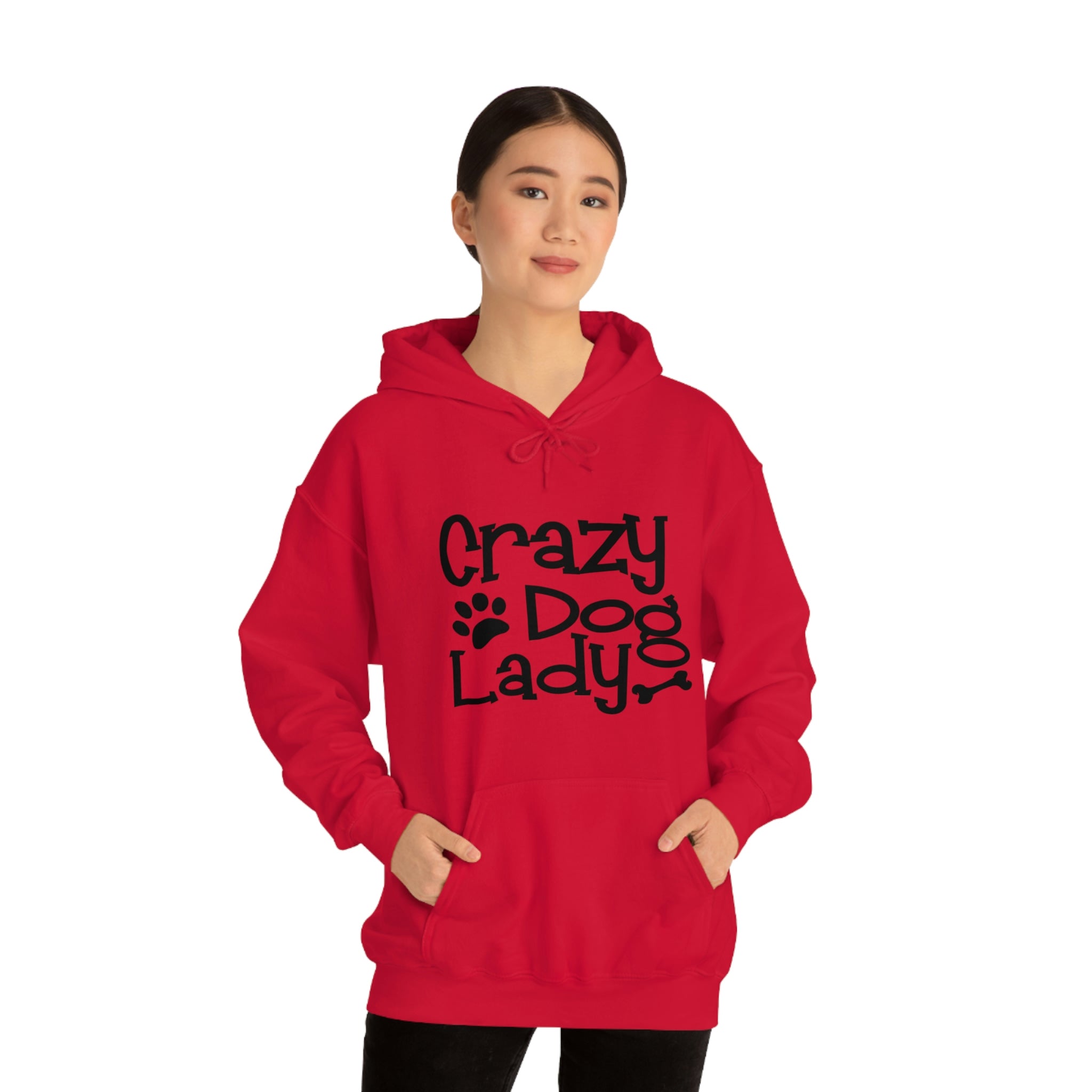 Crazy Dog Lady - Unisex Heavy Blend™ Hooded Sweatshirt
