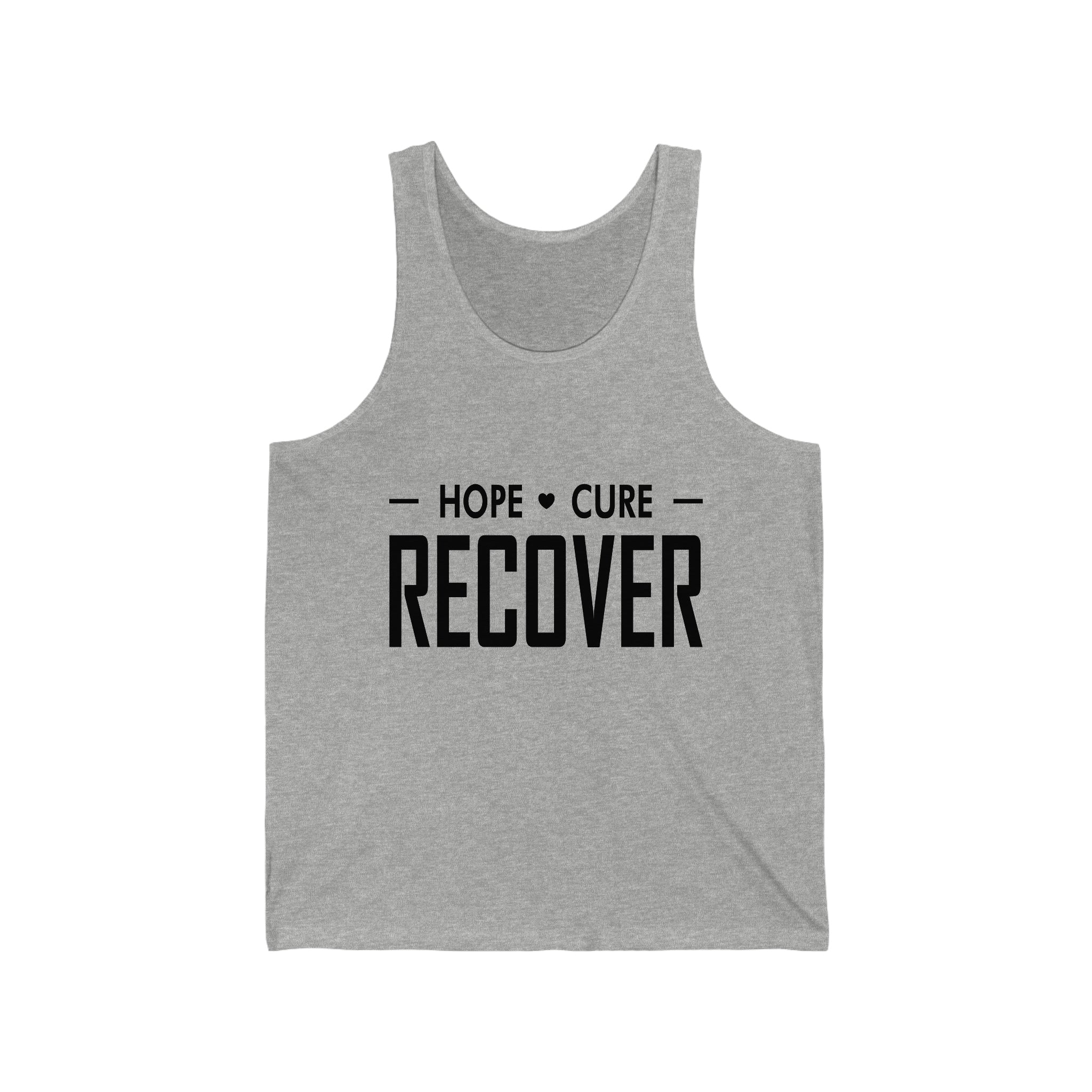 Hope Cure Recover - Unisex Jersey Tank Top