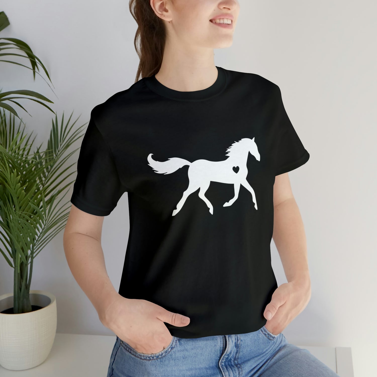 Horse Heart - Unisex Jersey Short Sleeve Tee