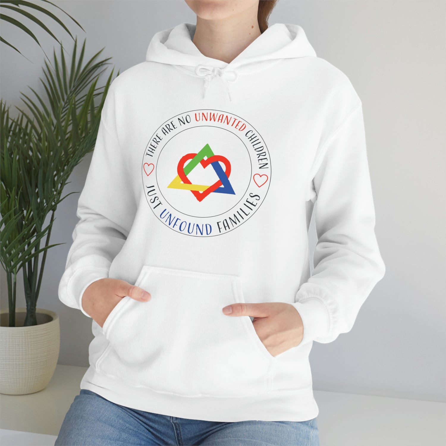 There Are No Unwanted Children Only Unfound Families - Unisex Heavy Blend™ Hooded Sweatshirt